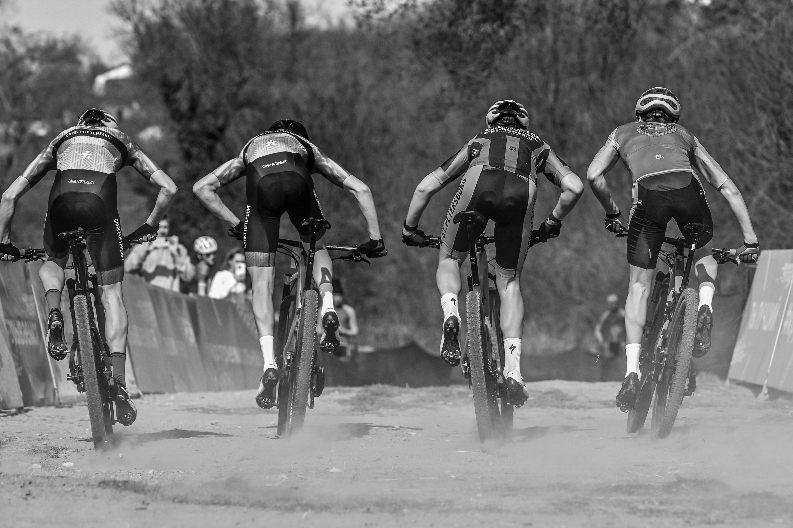 Маунтинбайк, кросс-кантри в Архипо-Осиповке 16 марта 2025. Спортивный фотограф, фотожурналист Павел Ларькин