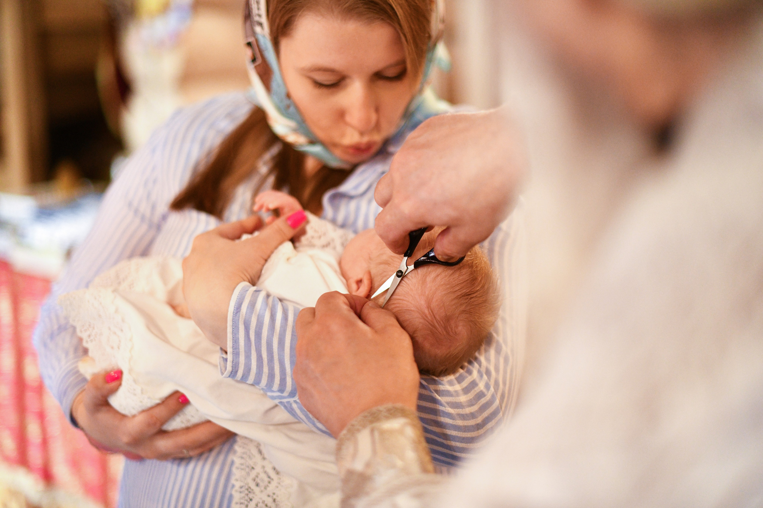Крещение младенца Ксении. Свадебный и портретный фотограф в Москве Галина Борисова