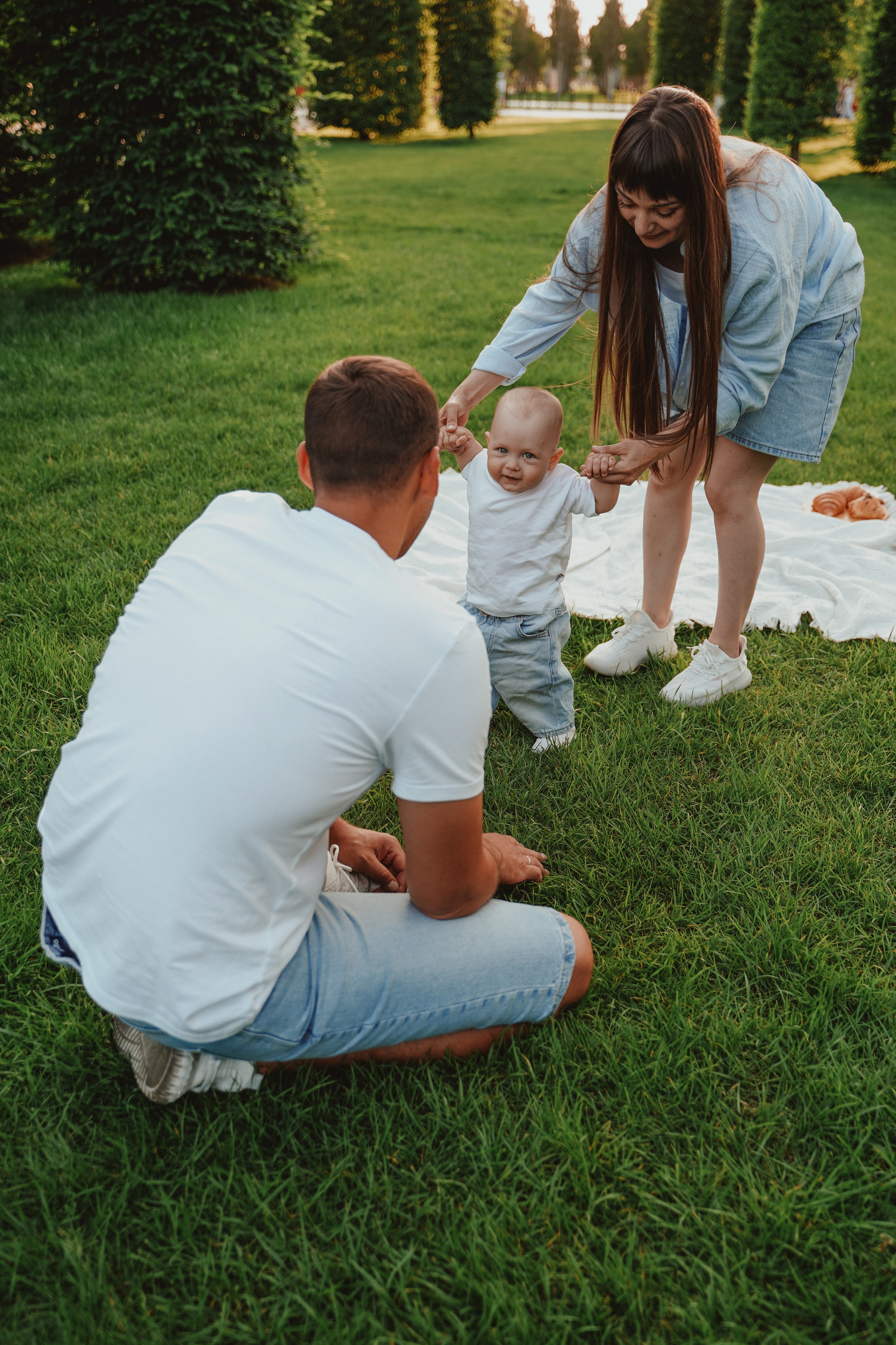 Семейная фотосессия в парке Галицкого. Семейный и женский фотограф в Краснодаре Анастасия Приймак