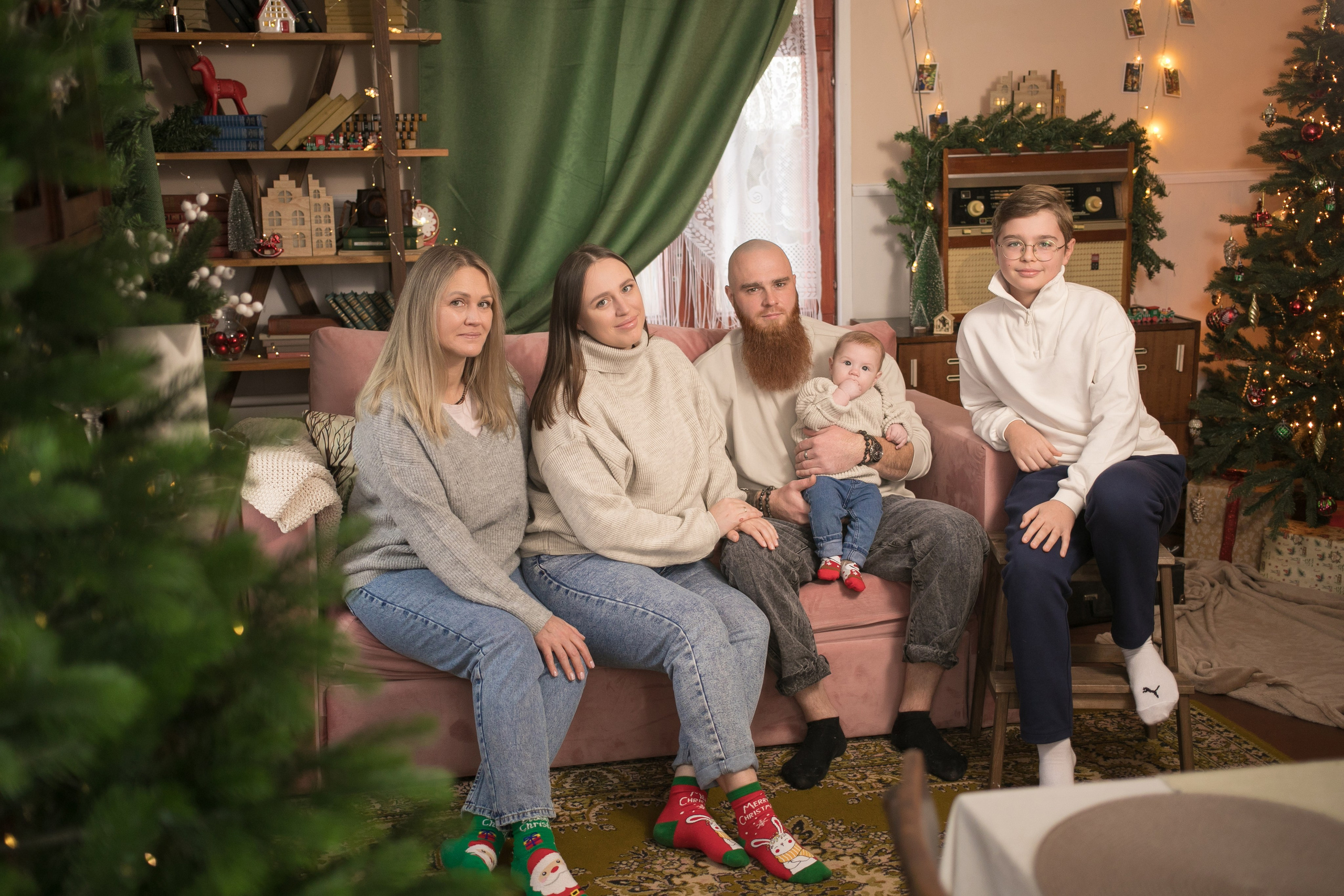 Новогодние фотосессии. Семейный фотограф в Москве Домодедово Московцева Алина