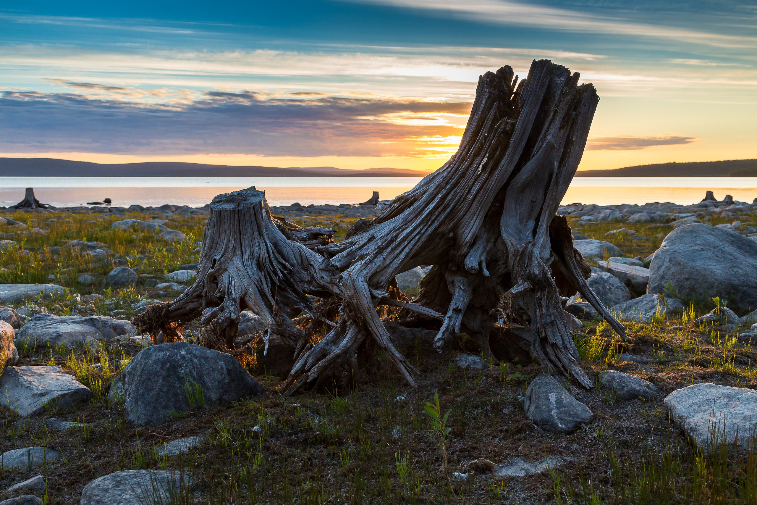 Солнечные ночи Крайнего Севера. Пейзажи Крайнего Севера. Баренцево море, Рыбачий, Средний, Немецкий