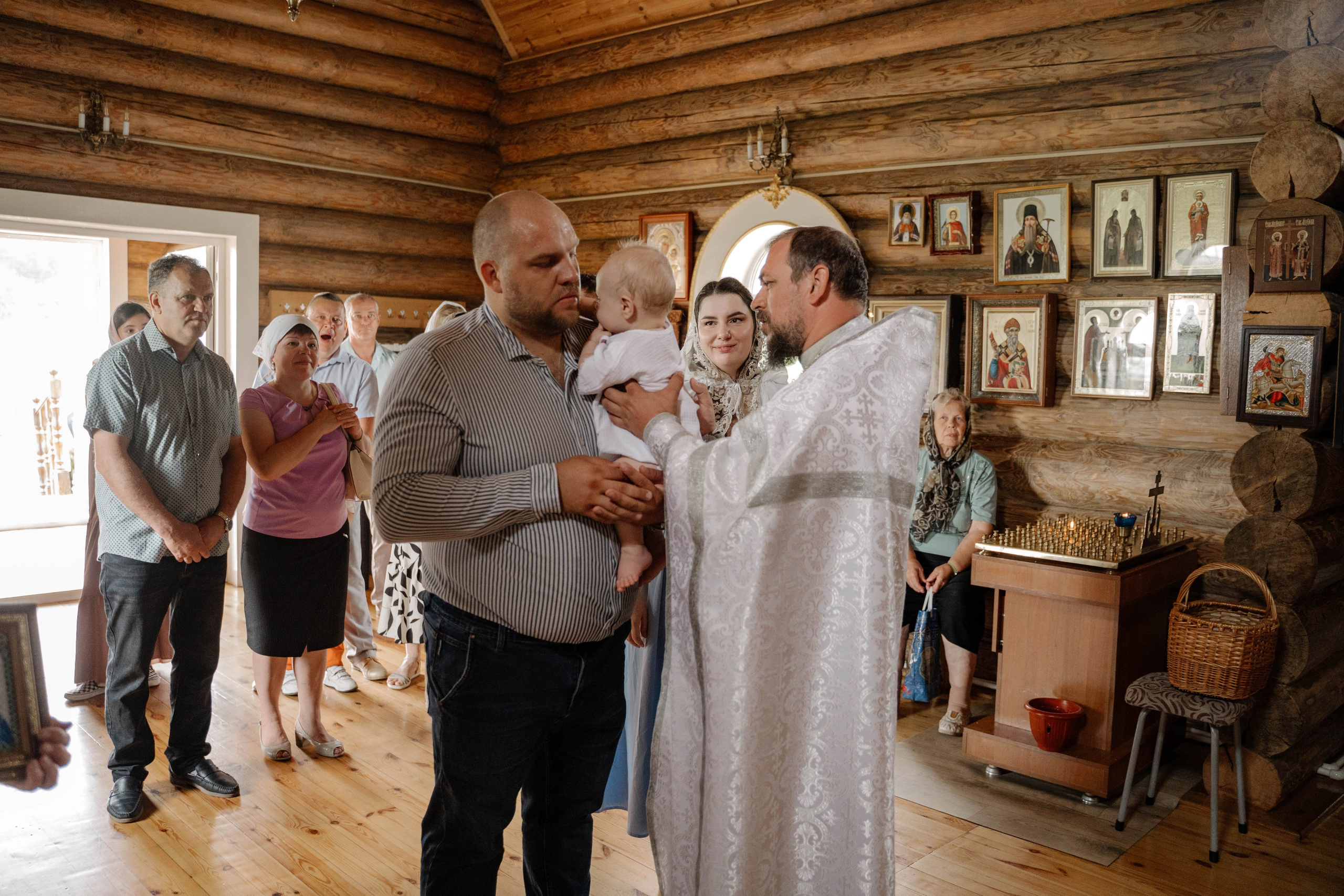 Крещение Ромы. Свадебный и семейный фотограф в Калуге Анна Киреева