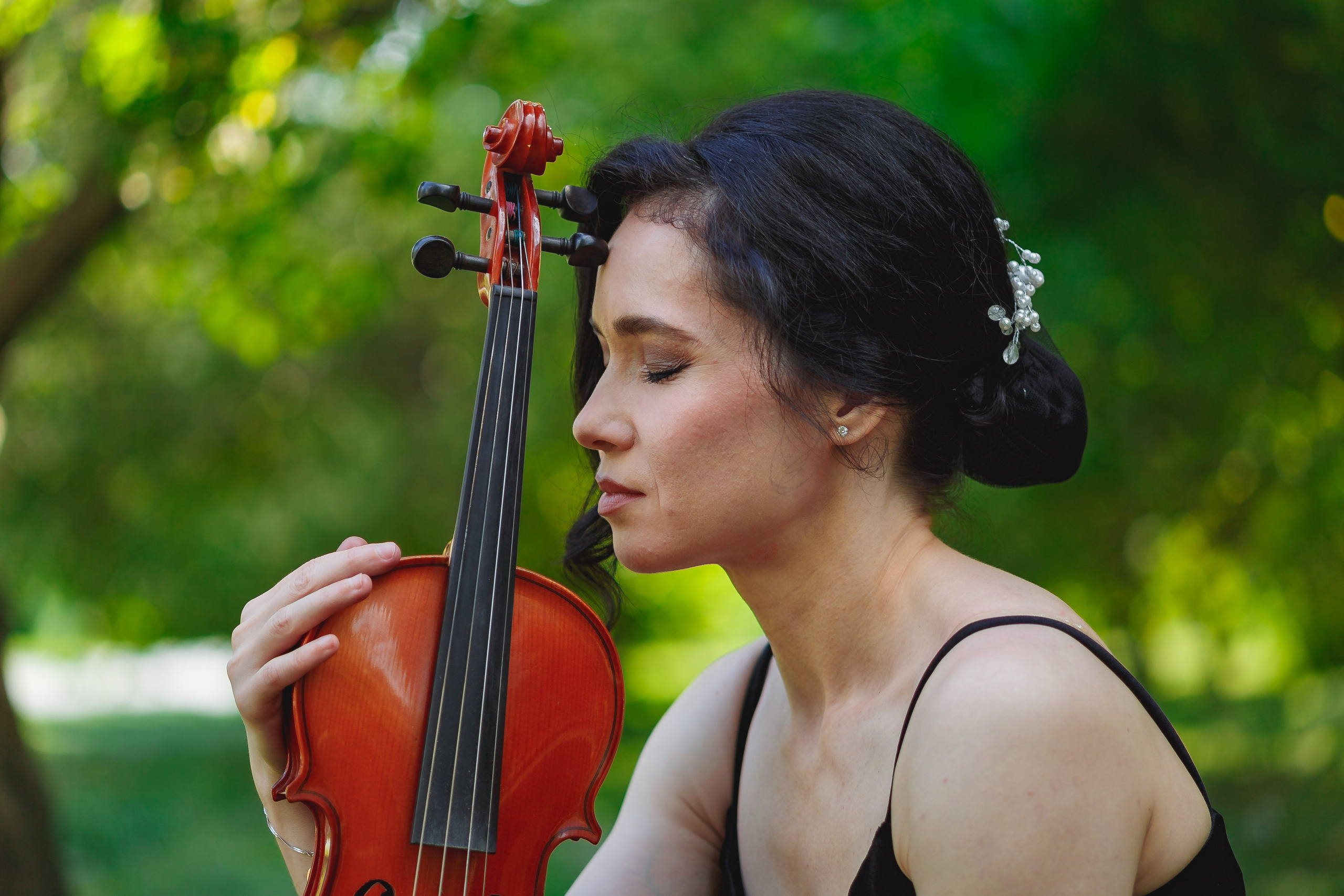 Скрипка и немножко томно; -). Семейный фотограф в Екатеринбурге