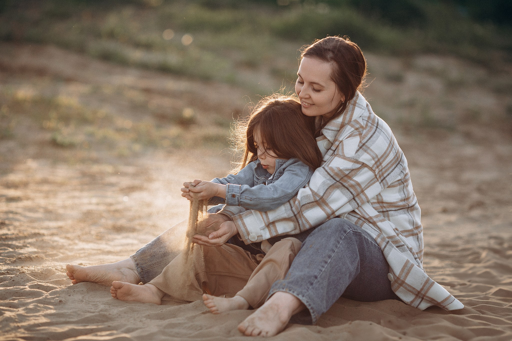 Дима, Юля, Алиса, Аня, Саша, Джерзжинский карьер. Семейный фотограф в Москве Марина Петра