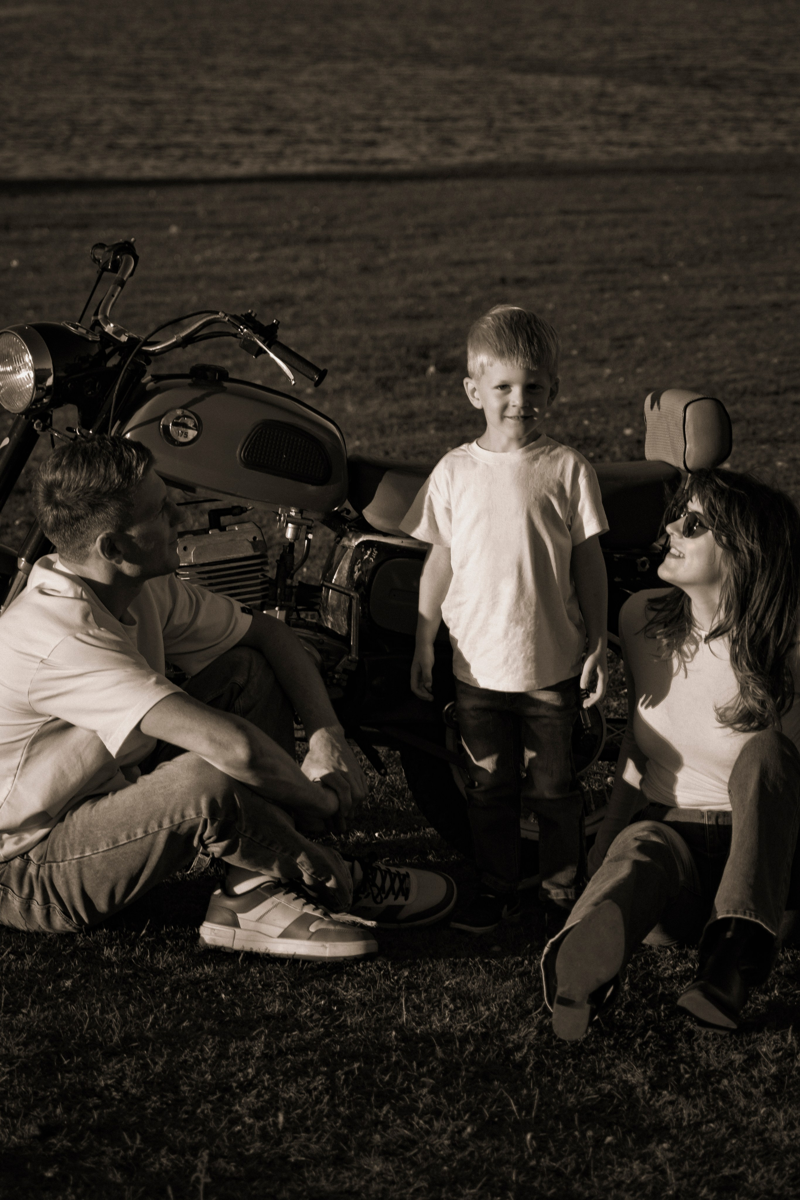 ЧБ семейная. Фотограф Бойко Антонина