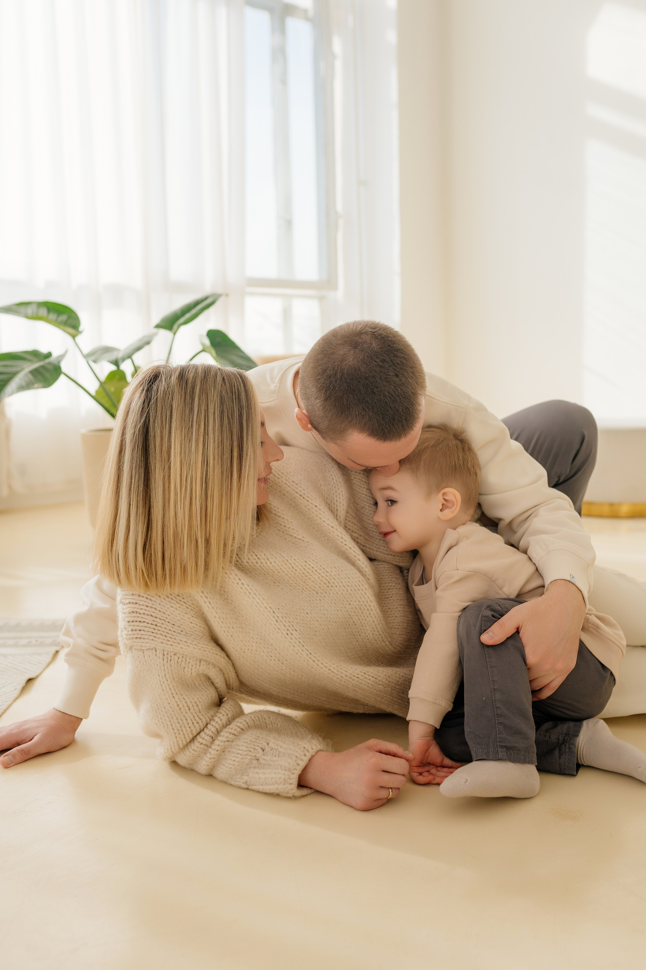 Ольга, Дмитрий и Ваня. Свадебный фотограф в Москве Анна Полушина