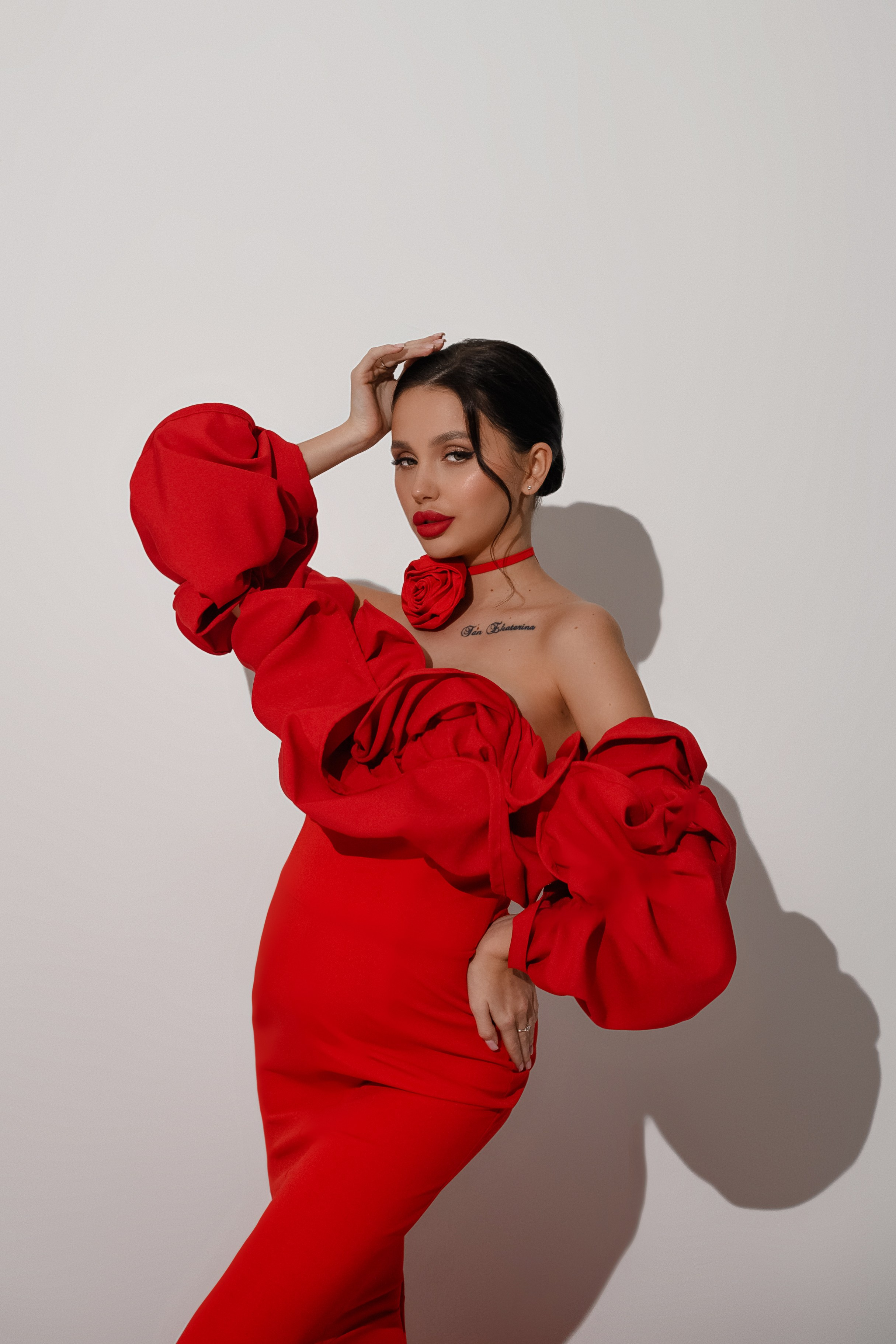 Красное платье. Фотограф Анна Качан