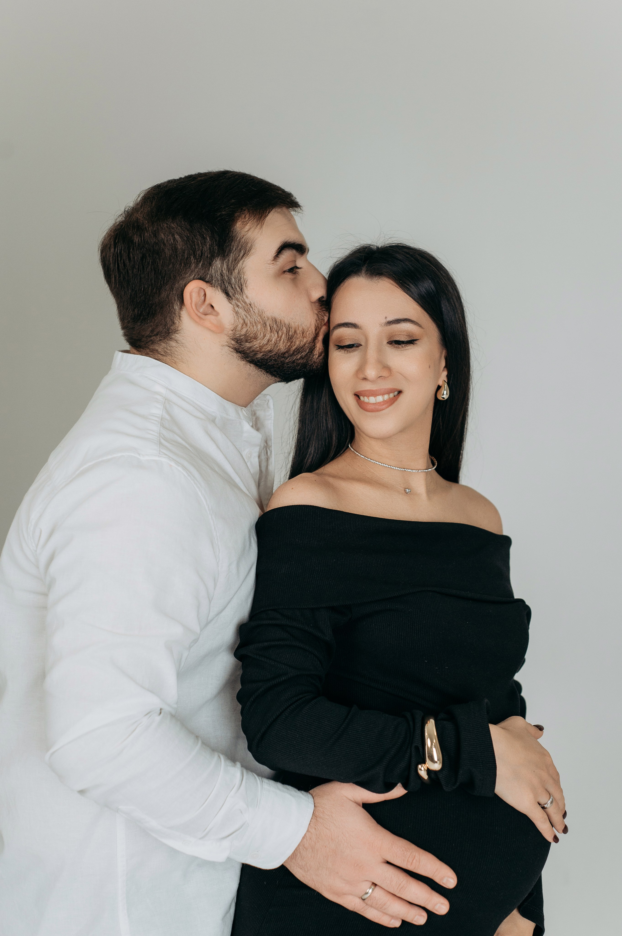 Семейная фотосессия на циклораме. Семейный и свадебный фотограф в Санкт-Петербурге Юлия Мельникова