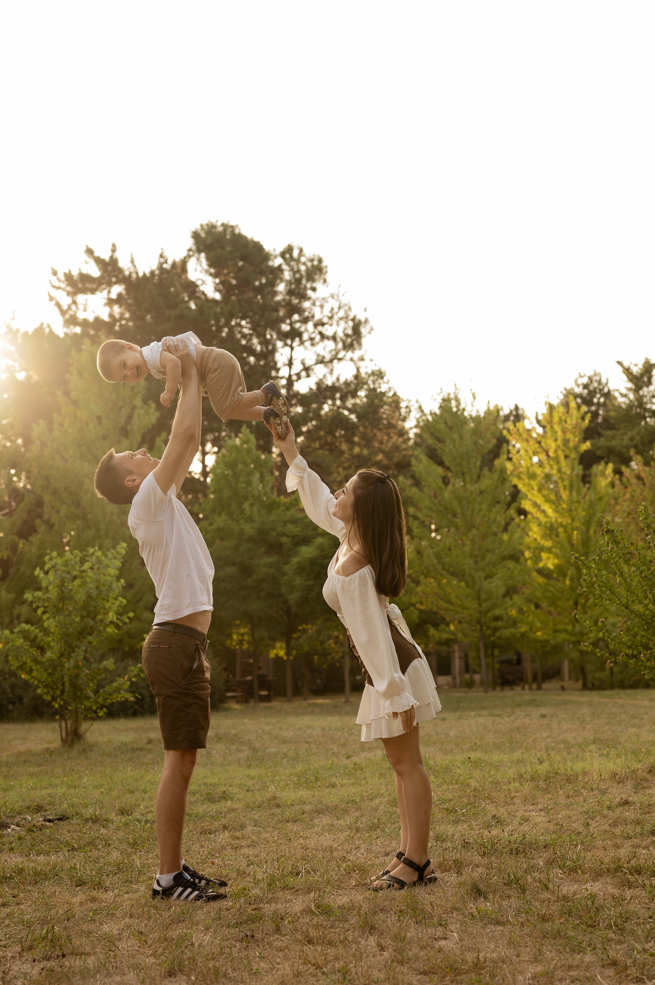 Летняя семейная фотосессия в парке. Свадебный и семейный фотограф в Краснодаре Алина Мельник
