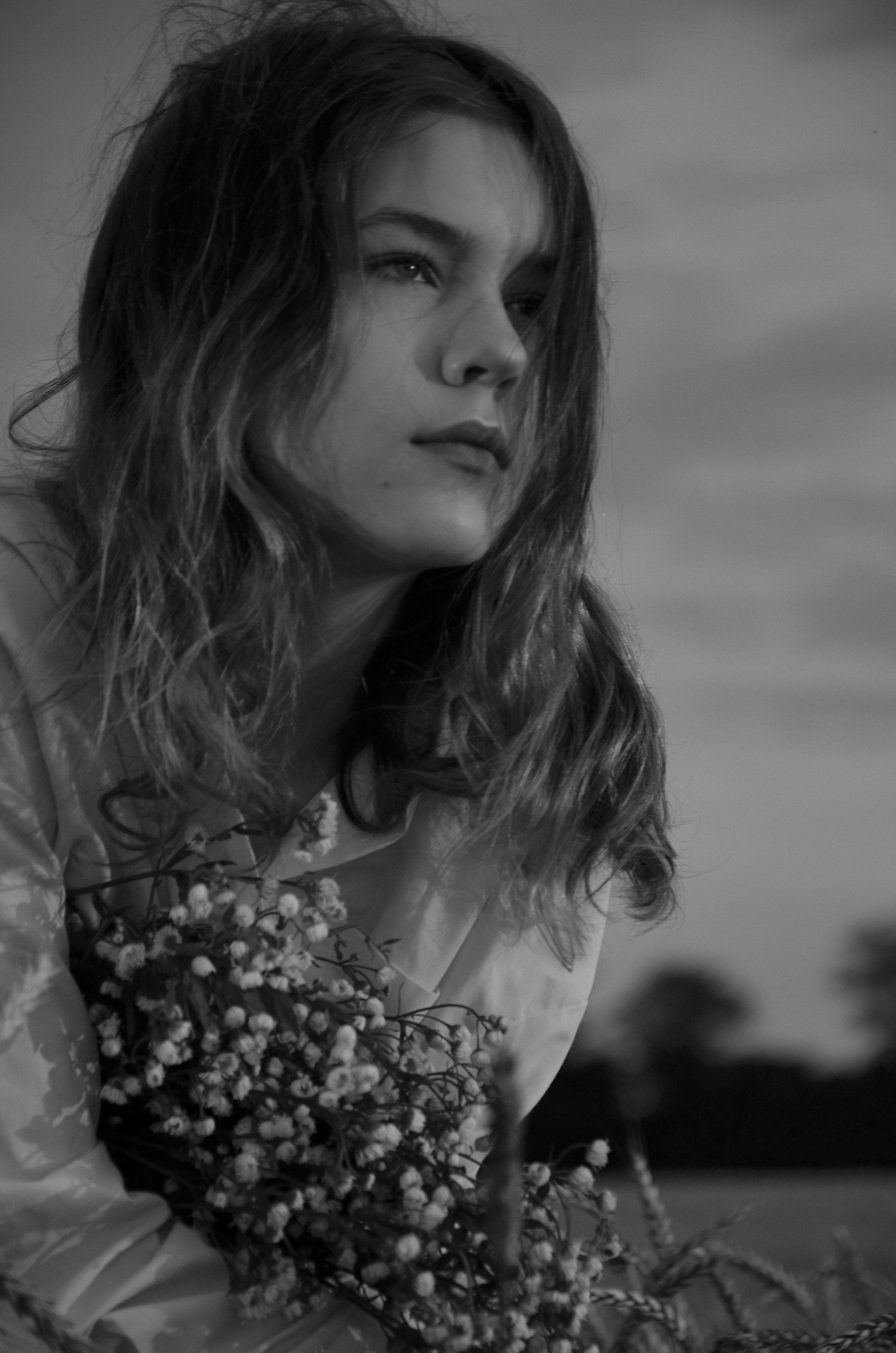 Ксения в поле