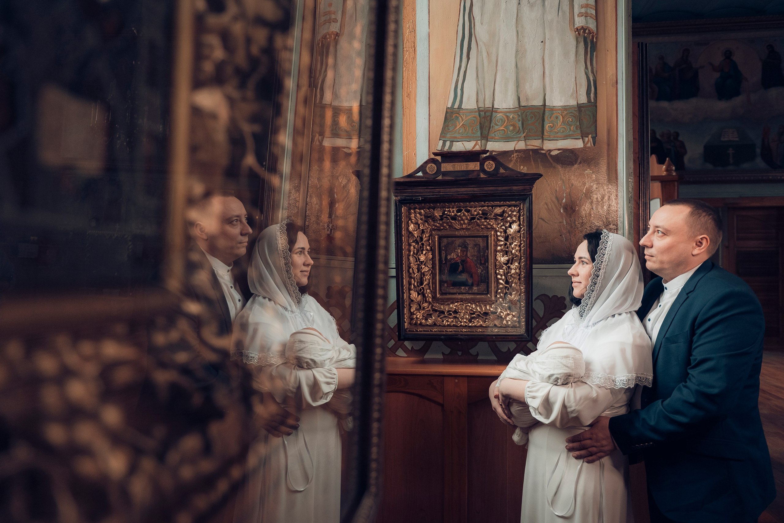 Таинство Крещения (постановочная съемка). Moscow_CPC