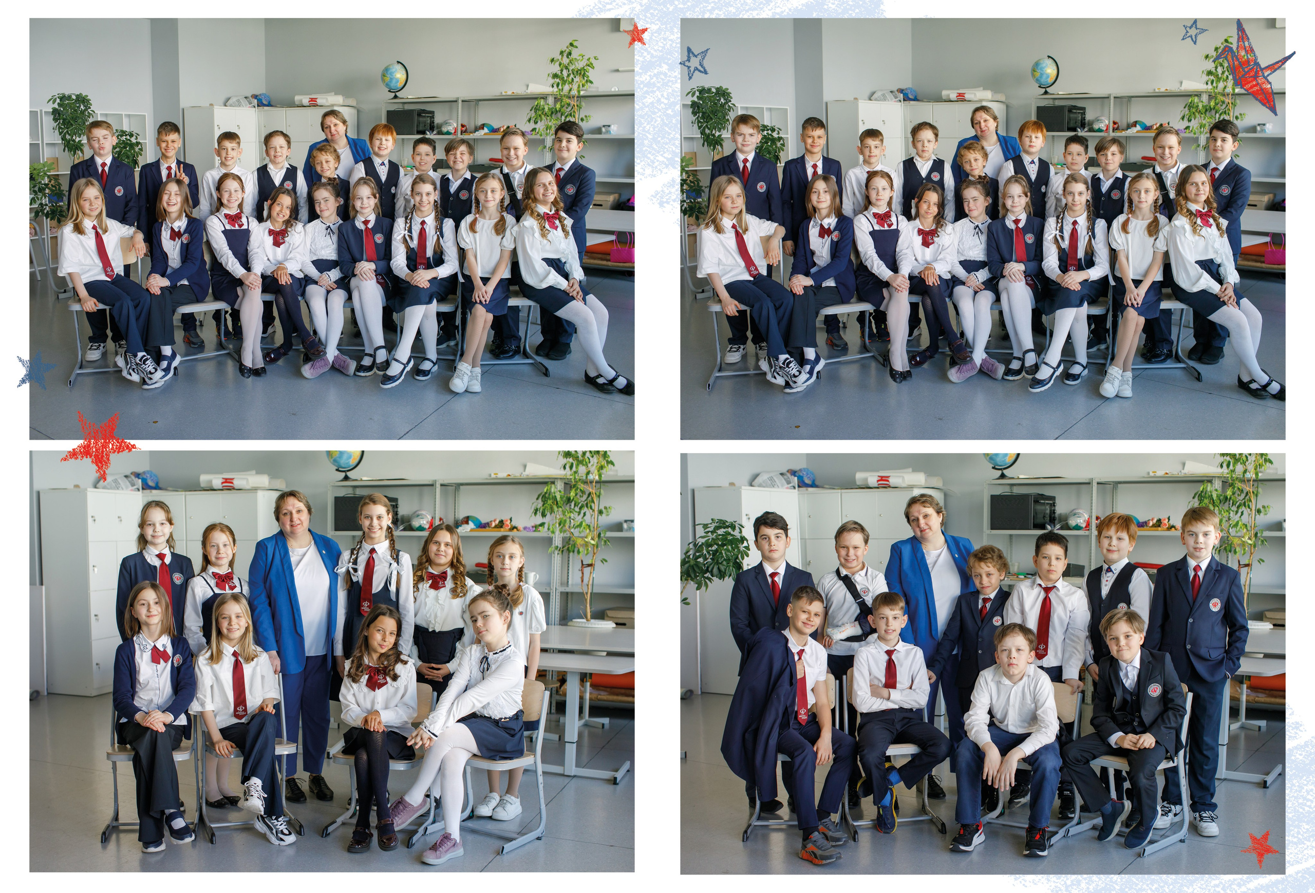 Дизайн «Журавлик». Школьные альбомы, Семейные съемки, Портреты, Фотограф Елена Кузнецова