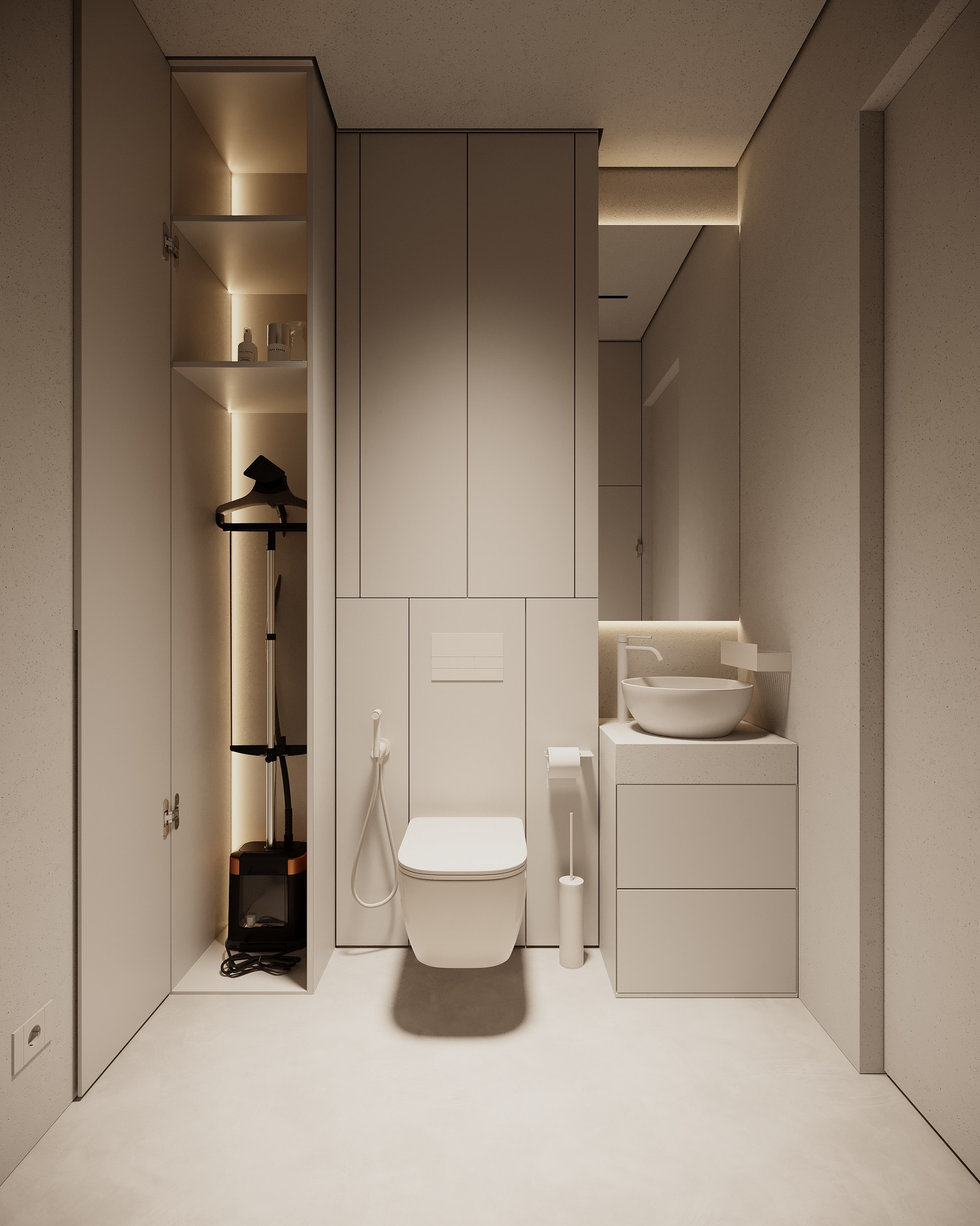 Монохромный интерьер просторной квартиры в Москве. Дизайн интерьера Санкт-Петербург | Москва | Калининград