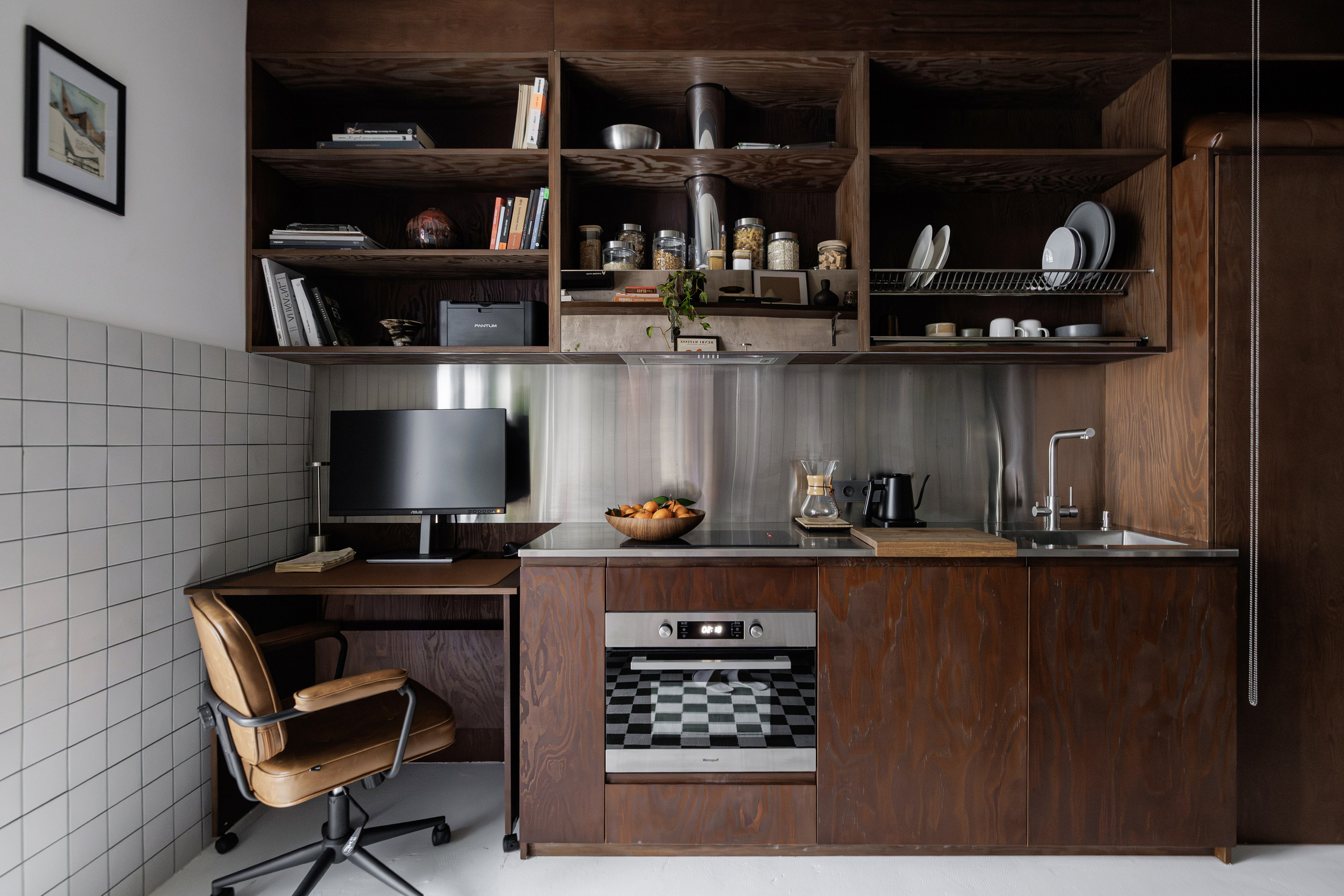 Кислород · Апартаменты · 22 м². Дизайн интерьера в Калининграде — студия Dune Design. Архитектурный минимализм для жилых и коммерческих пространств