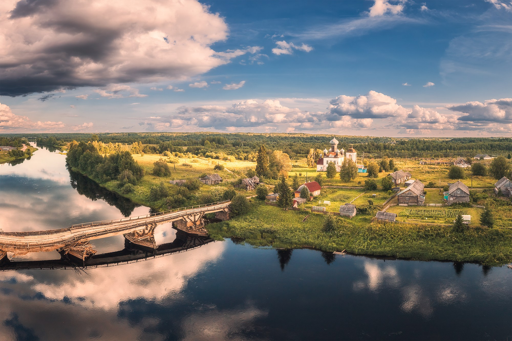 Кенозерье. Аэросъемка в Архангельске, Александр Ермолин