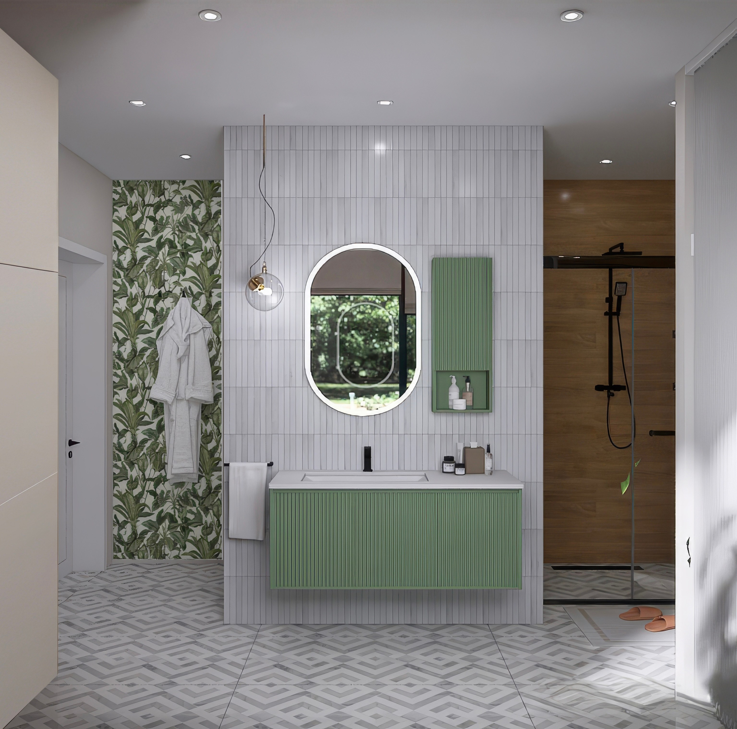 Кухня-гостиная и Санузел из загородного дома, г. Пермь. Дизайнер интерьера в Санкт-Петербурге Ольга Рытаровская