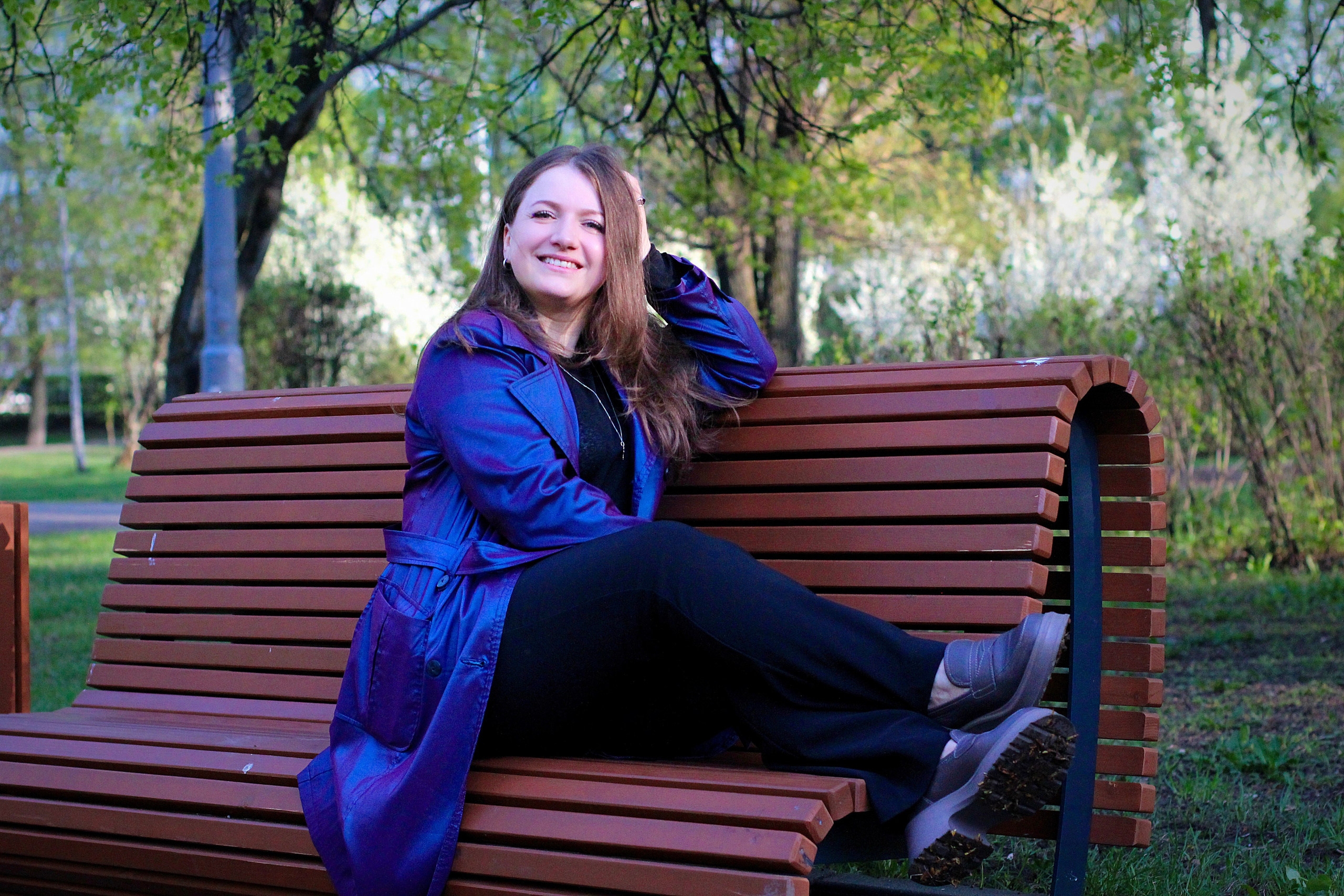 Ксения, сквер в Люблино, май. Ваш личный фотограф в Москве Мила