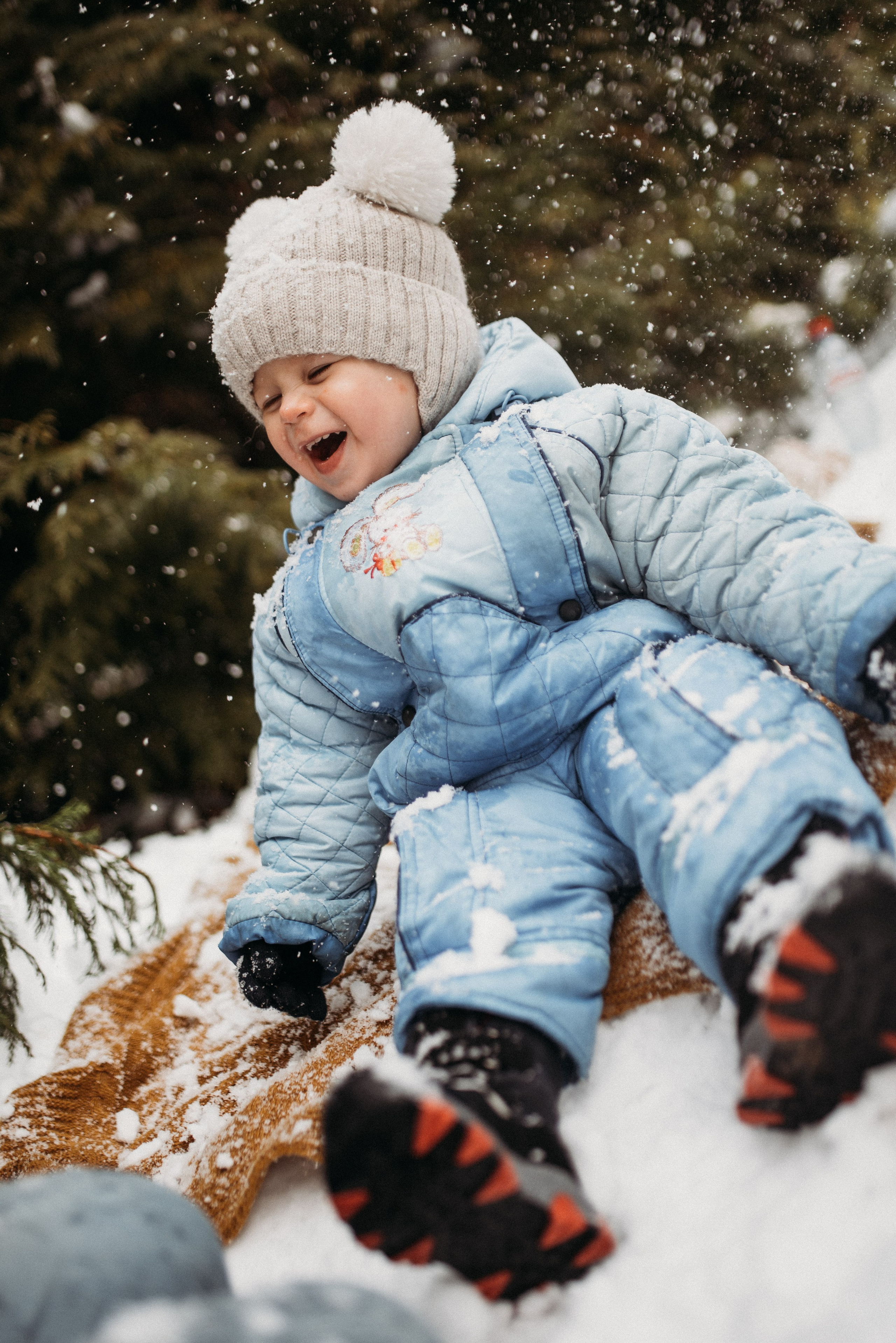 Серёжа и снег ❄️. Фотограф в Сочи — Маргарита Поганова