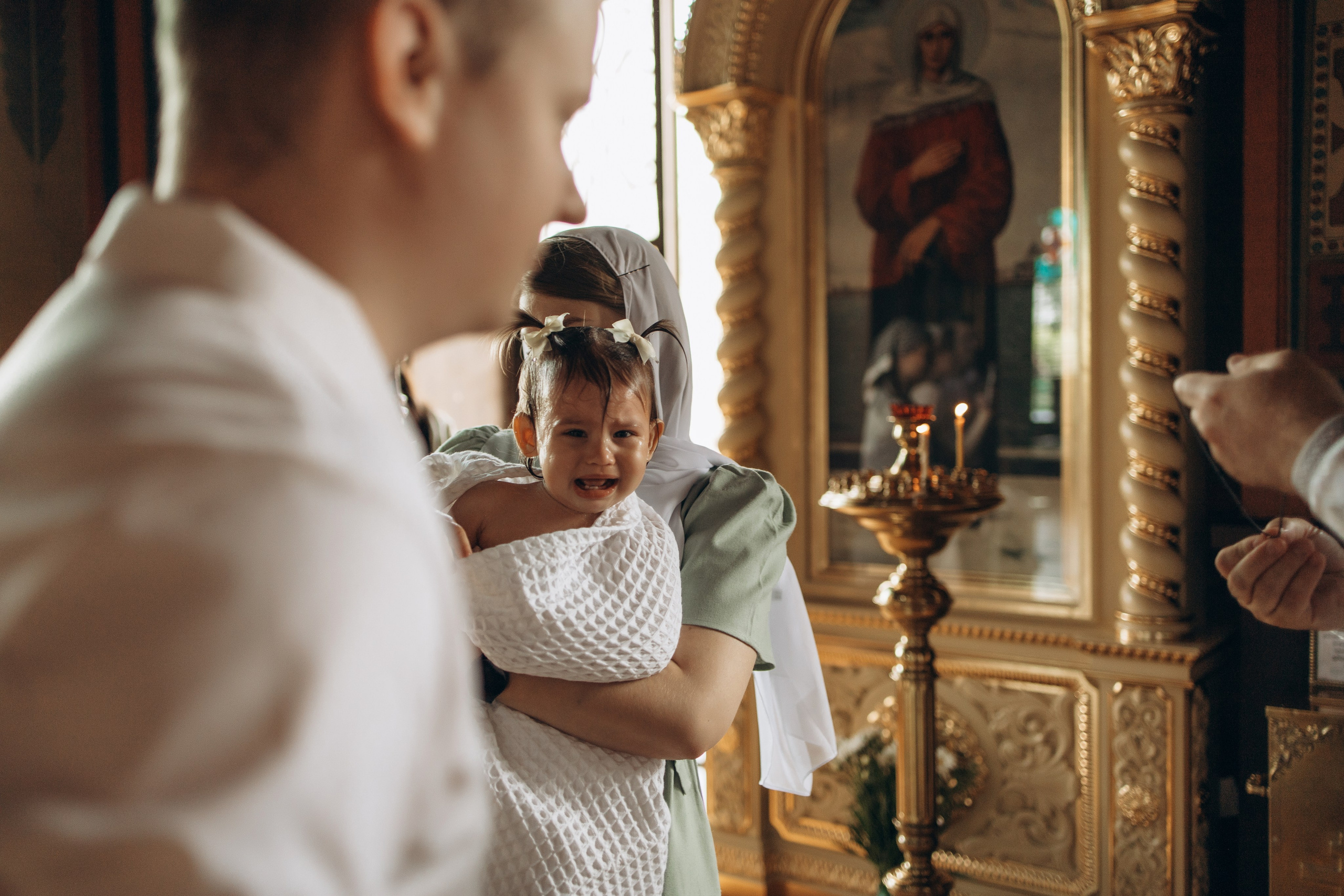 Крещение Стефании. Самый теплый фотограф в Краснодаре Рябоконь Ксения