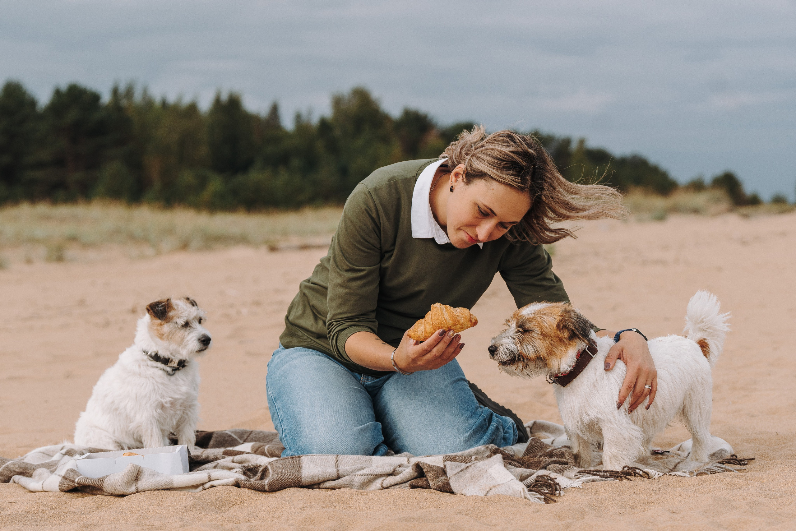 Оля, Ларс и Лукас. Фотограф анималист в Спб недорого Олеся Майорова