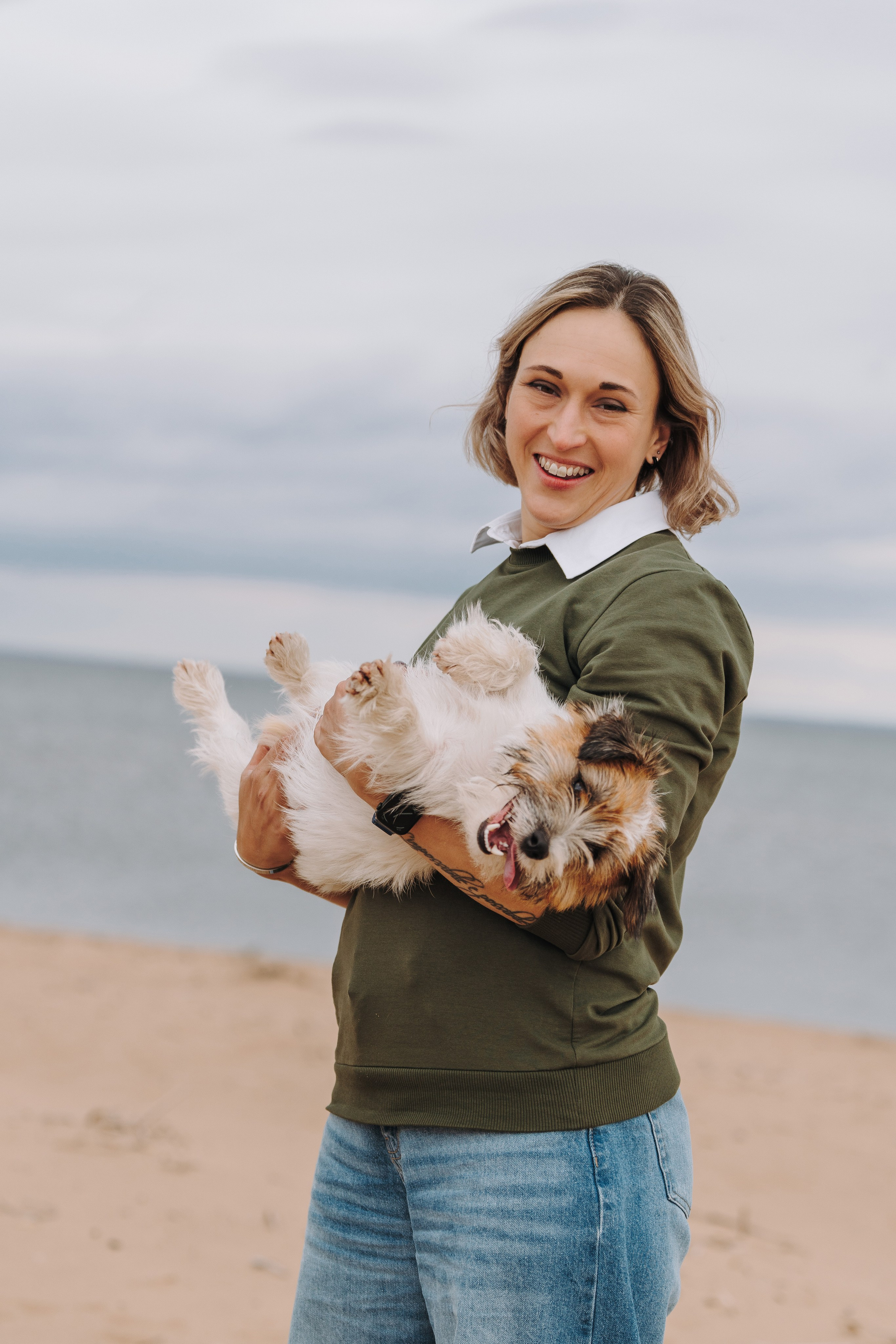 Оля, Ларс и Лукас. Фотограф анималист в Спб недорого Олеся Майорова