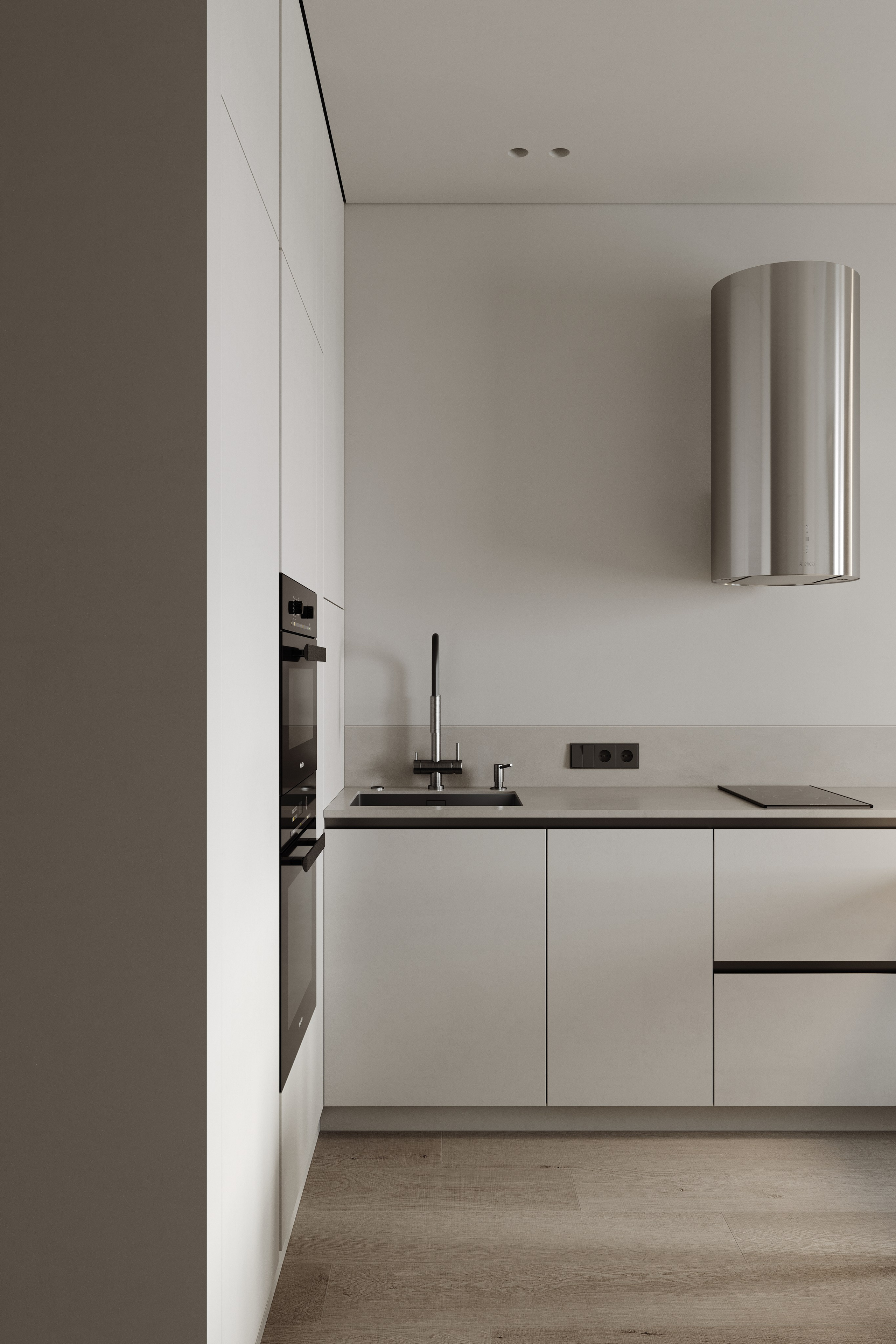 «Manhattan» | Kitchen & Living room. Середа Юлия | Визуализация