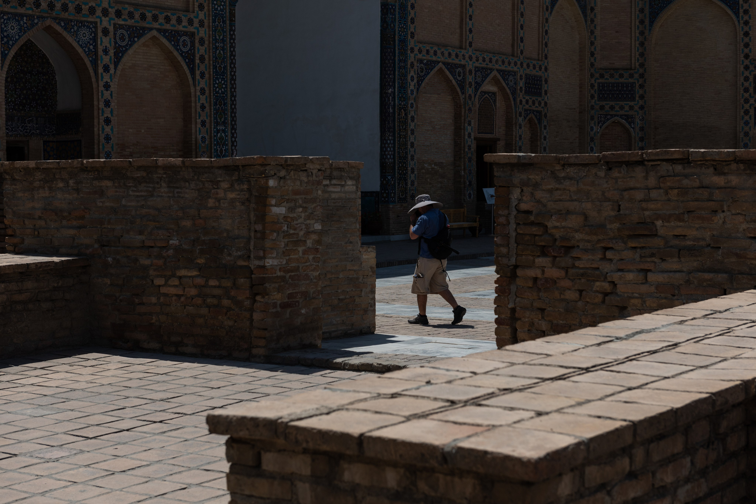 Турист, путешественник в Самарканде