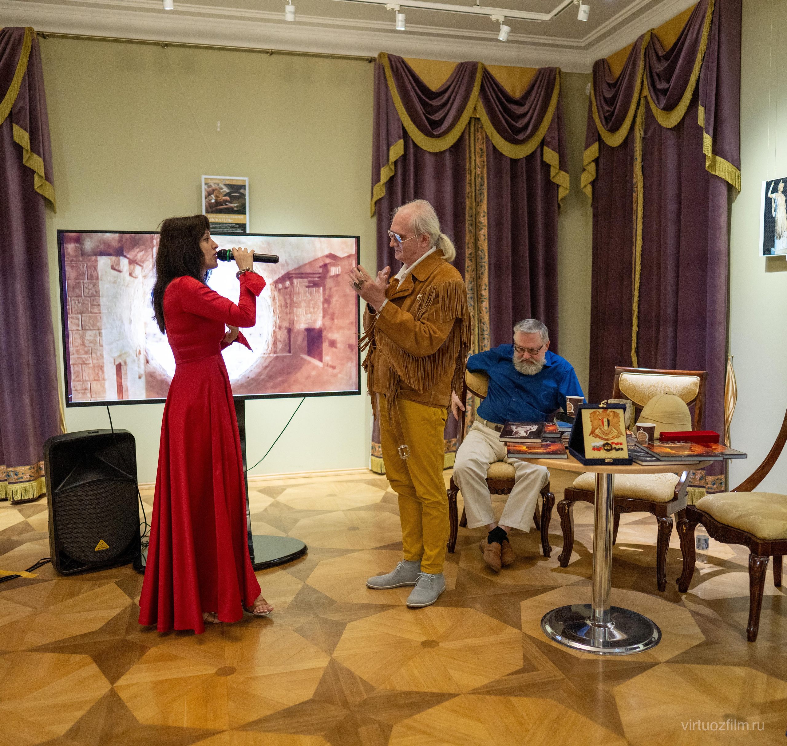 Встреча с писателем и путешественником Андрэ Ролланом