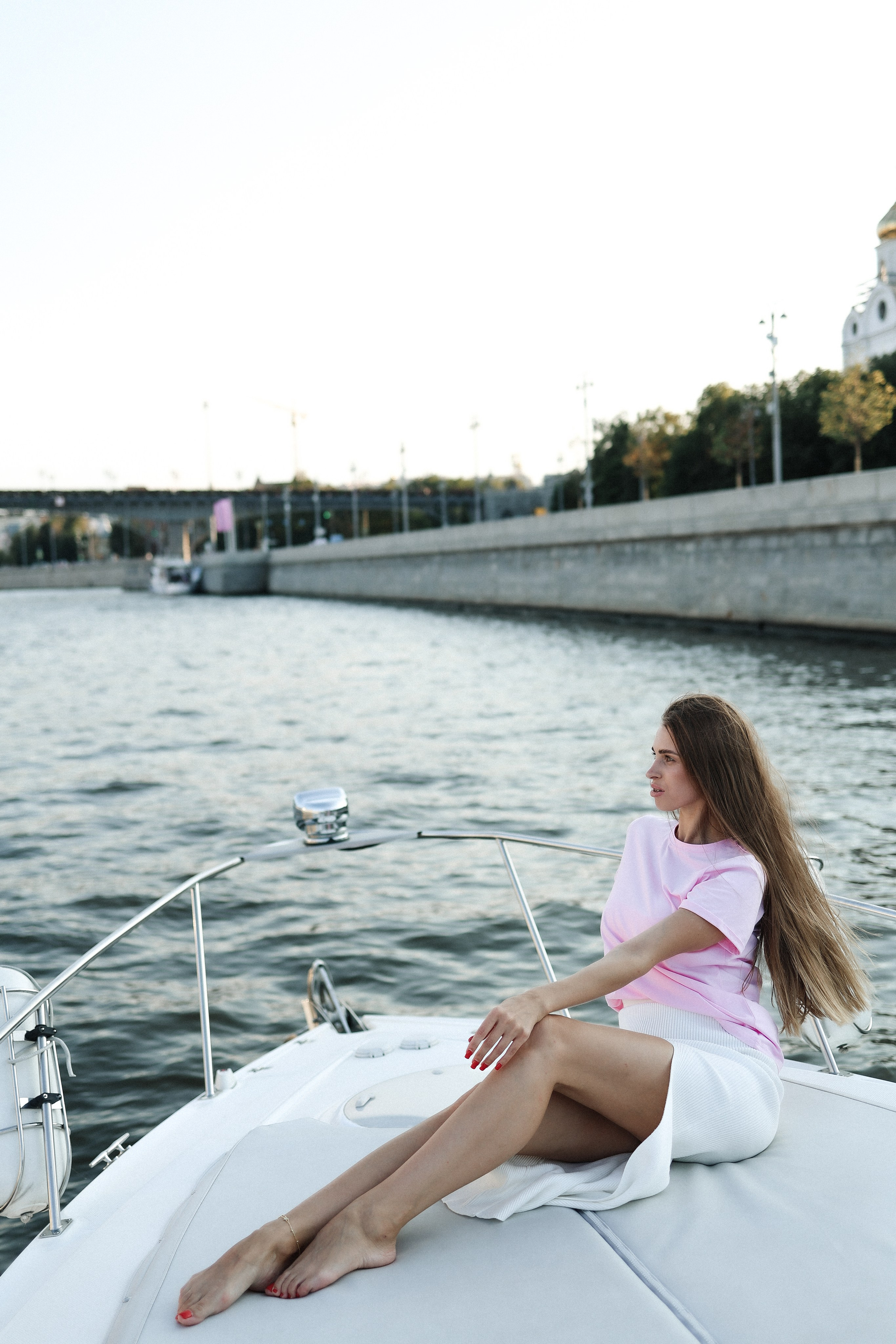 Девичник на катере. Свадебный и семейный фотограф в Москве Света Снимает