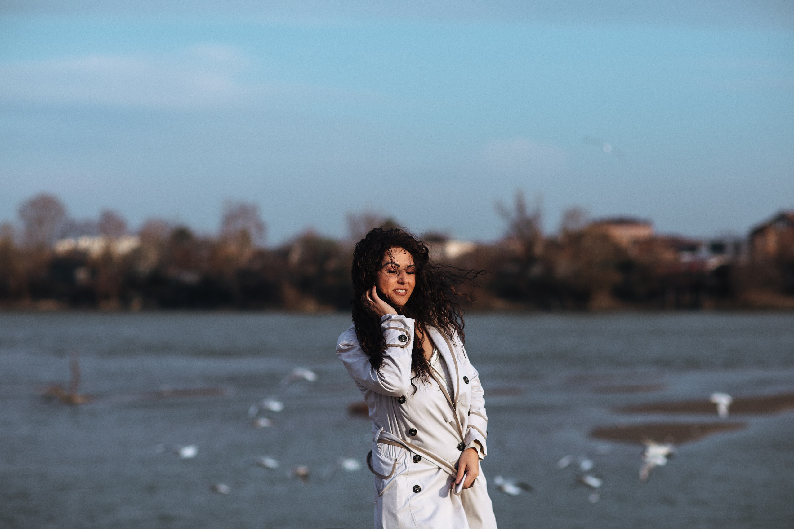 Фотосессия с чайками. Свадебный и семейный фотограф/видеограф в Краснодаре Наталья Осинская