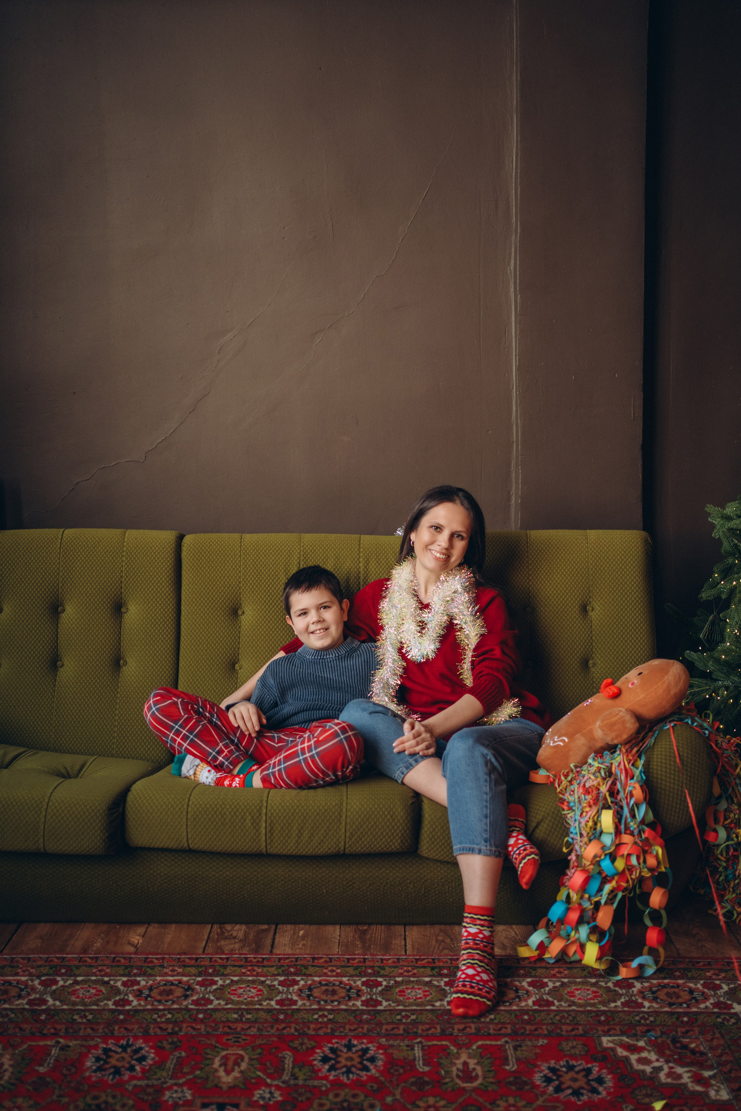 Новогодняя история. Семейный фотограф, фотосессия беременности в Новосибирске Кристина Киб