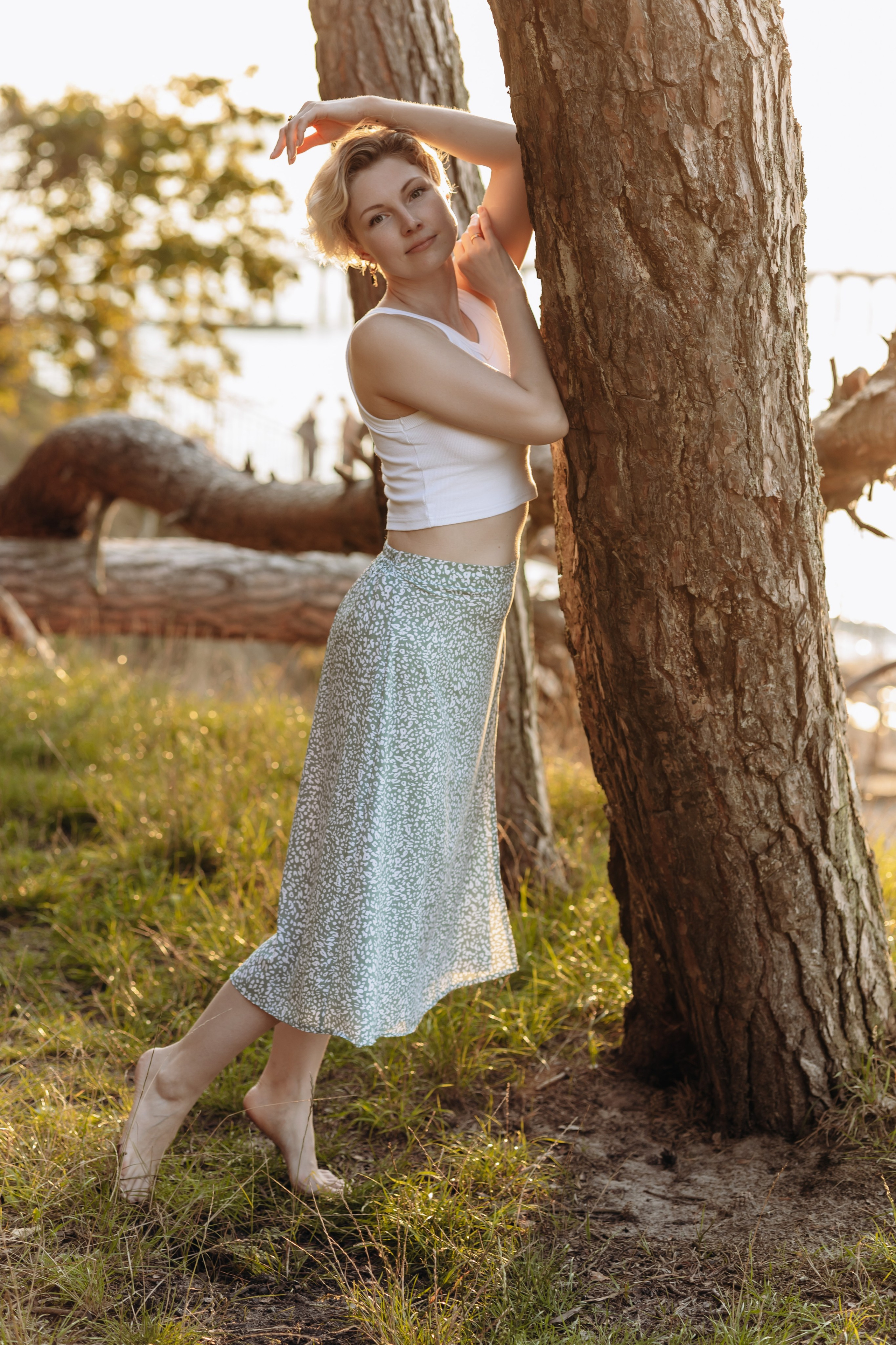 Подруги Пионеский Сосновый бор закат. Фотограф в Калининграде свадебная фотография, репортажная, фотосессии