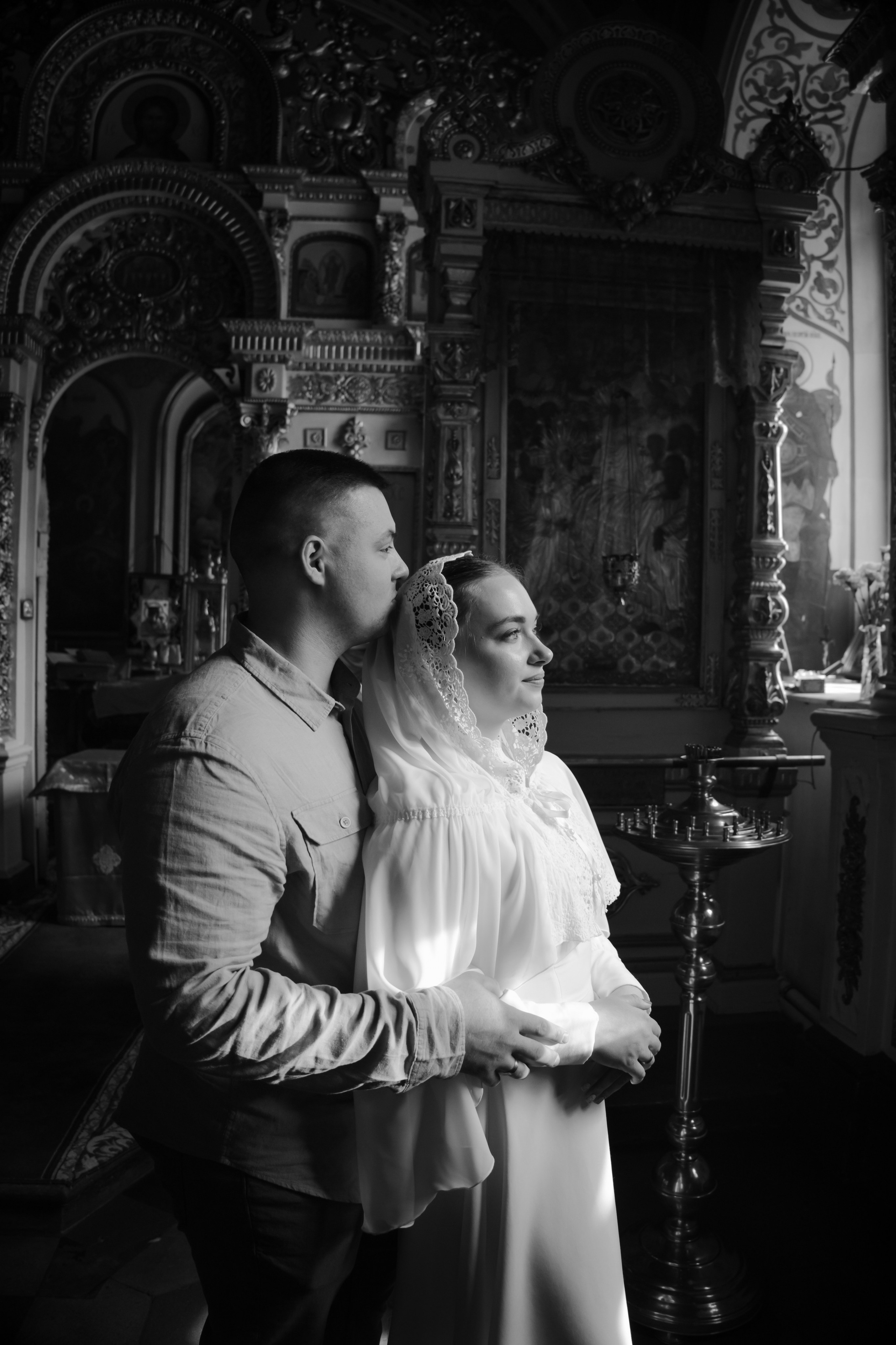 Таинство Крещения Ивана. Борисо-Глебский кафедральный собор. Семейный фотограф в Рязани и Рязанской области