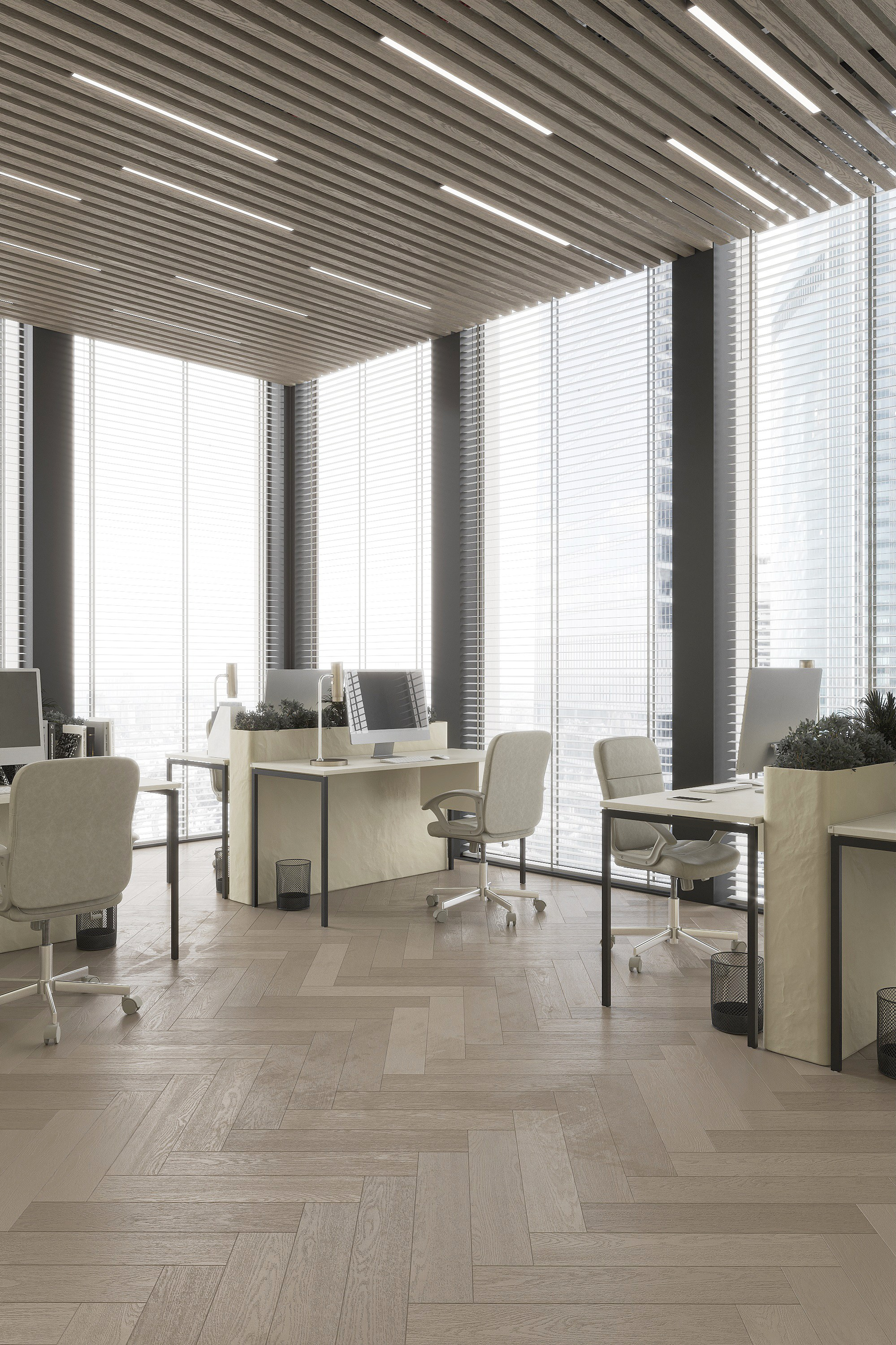 Офис 100 м 2 г.Москва. Ксения. 3D‑визуализатор