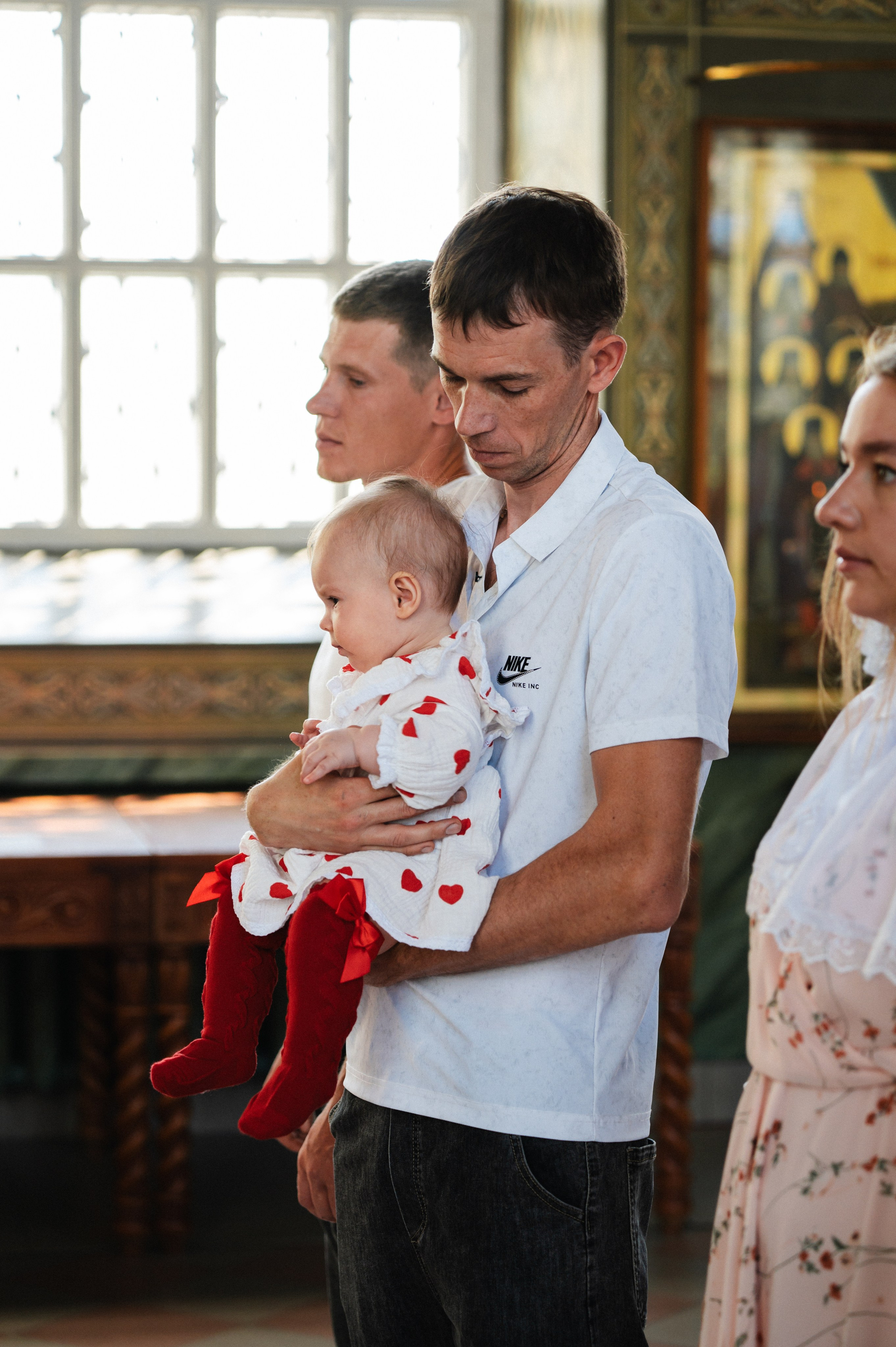 Таинство Крещения Дарьи (Храм Преполовения Пятидесятницы). Фотограф Ярута Оксана / Ростов-на-Дону