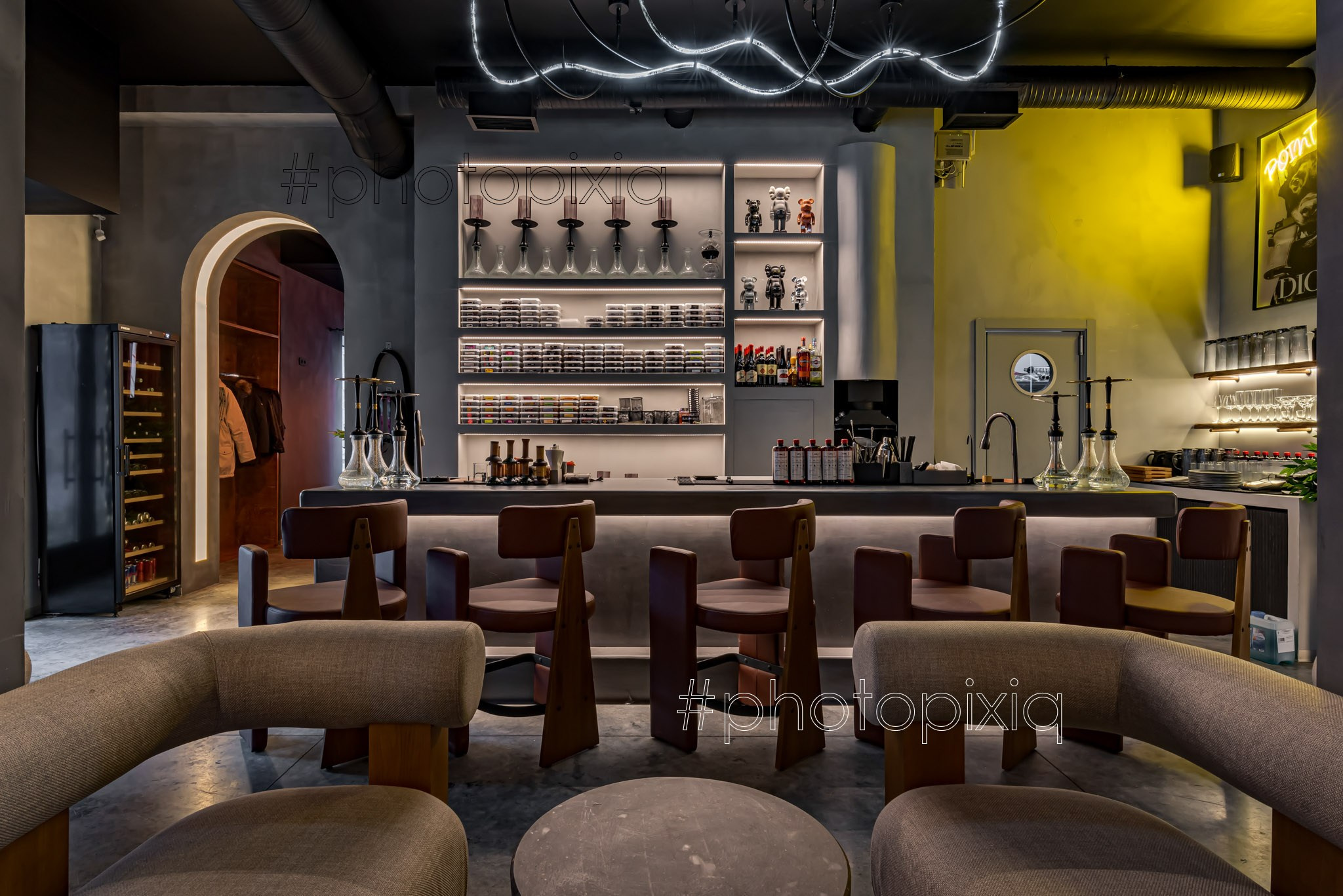 Интерьерная фотосъёмка кальянной POINT HOOKAH. Интерьерная съёмка и виртуальные туры — Интерьерный фотограф Кузнецов Сергей (photopixiq)