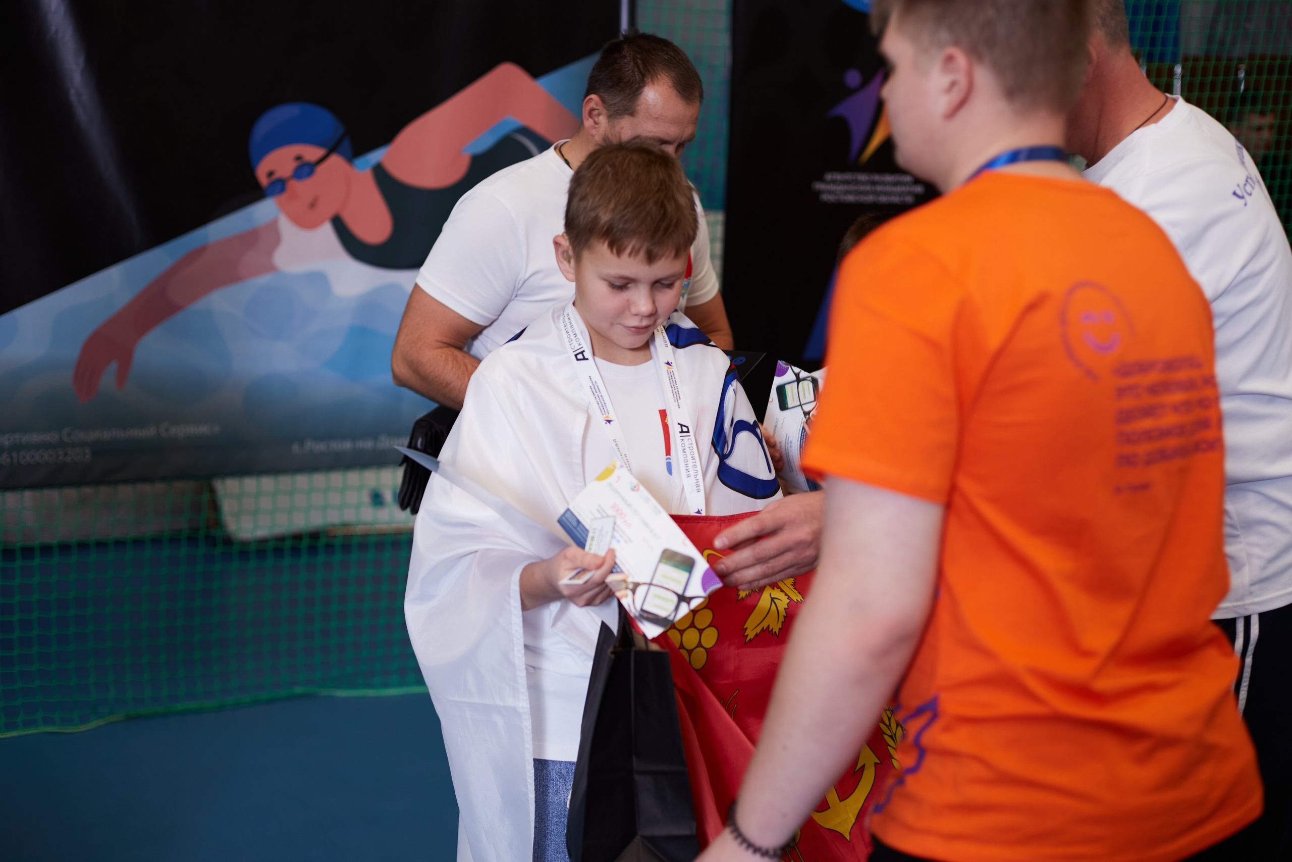 Особенный заплыв, Аксай, дворец спорта. Фотограф Зиновьев Михаил. Фотограф Зиновьев Михаил