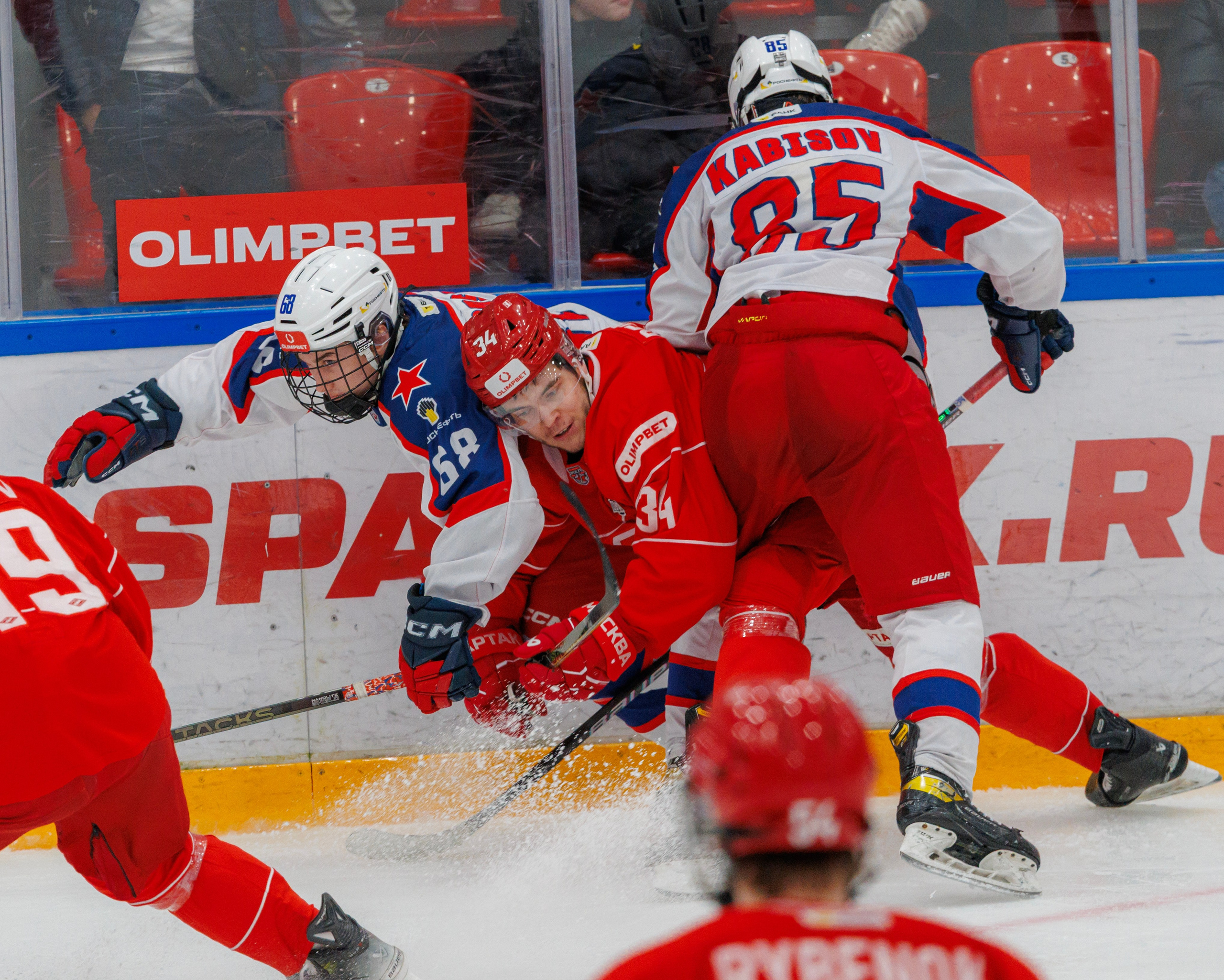 ПЛЕЙ-ОФФ МХЛ. МХК СПАРТАК — ХК КРАСНАЯ АРМИЯ. Artem Zenin Photography