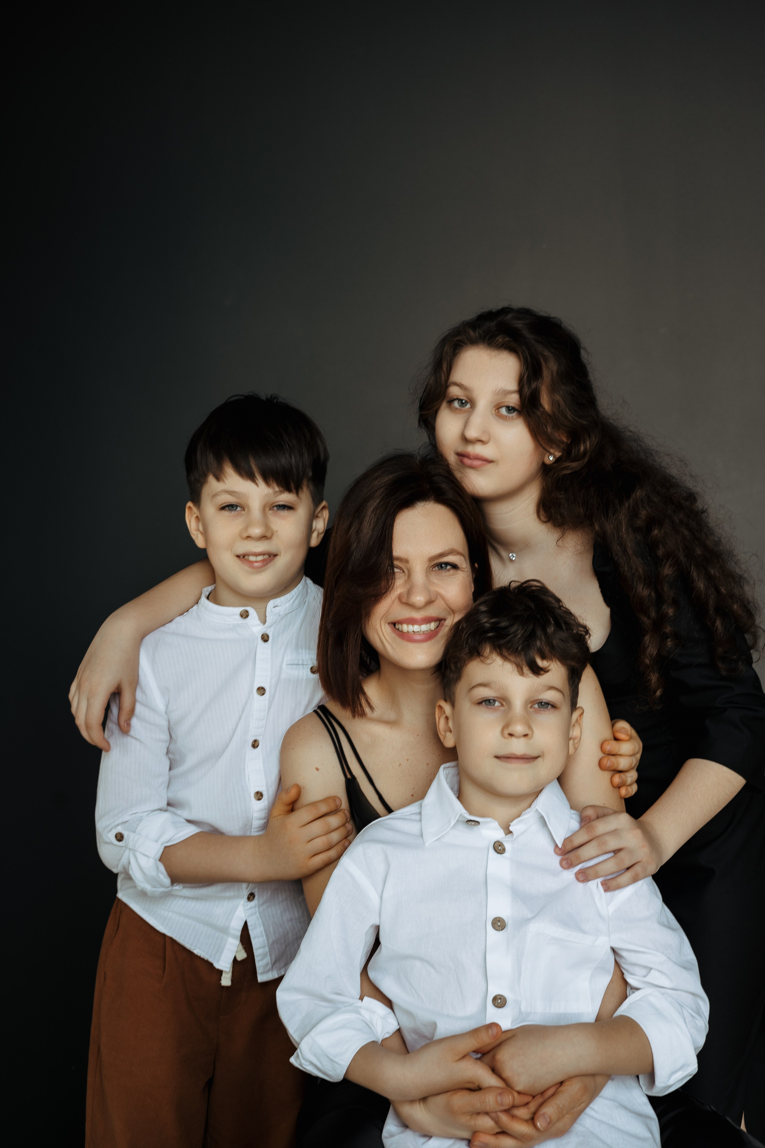 Анна с детьми. Фотограф Краснодар