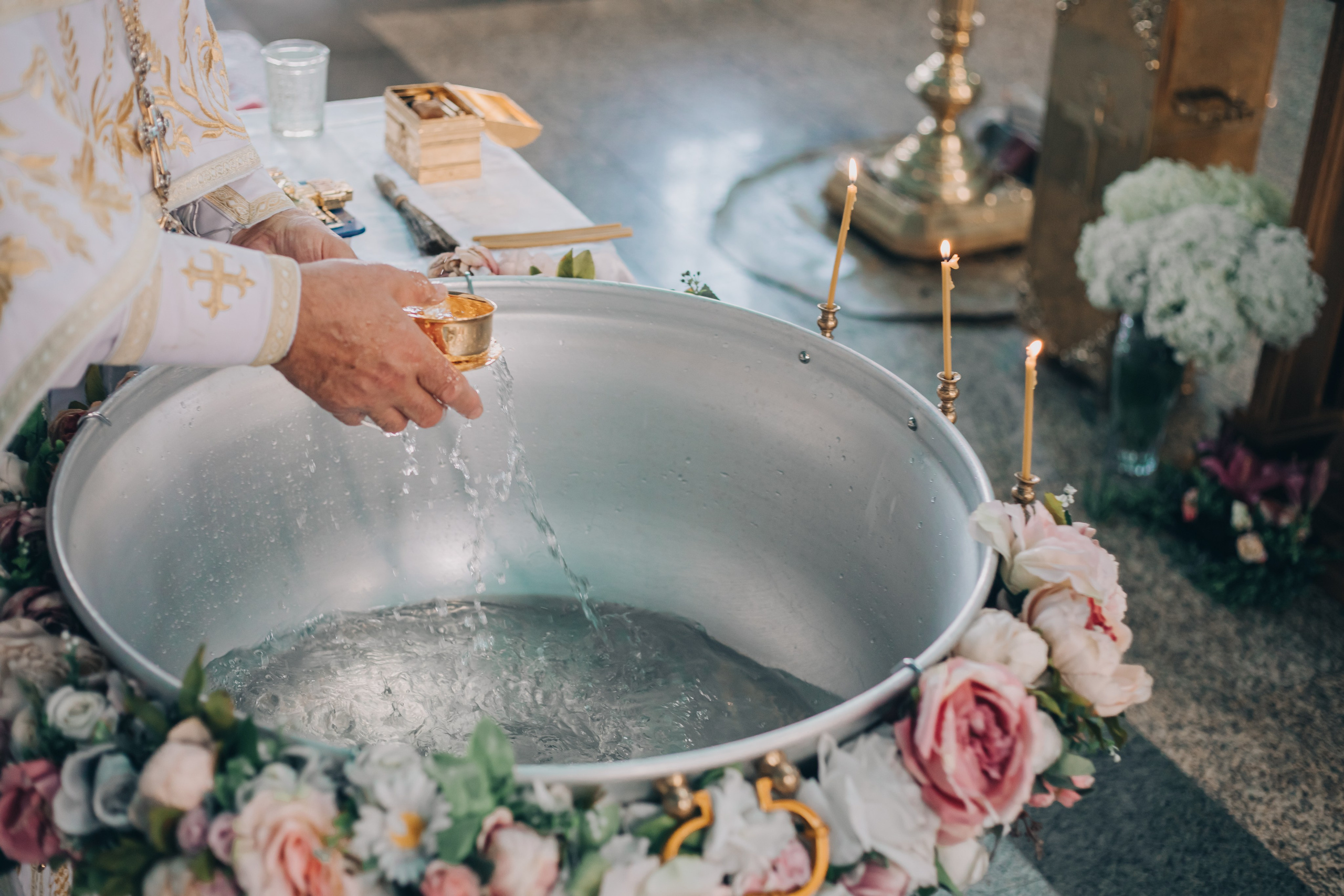 Фотосессия на крещение в Белой Глине. Свадебный и семейный фотограф в Краснодарском крае Мария Данилкина
