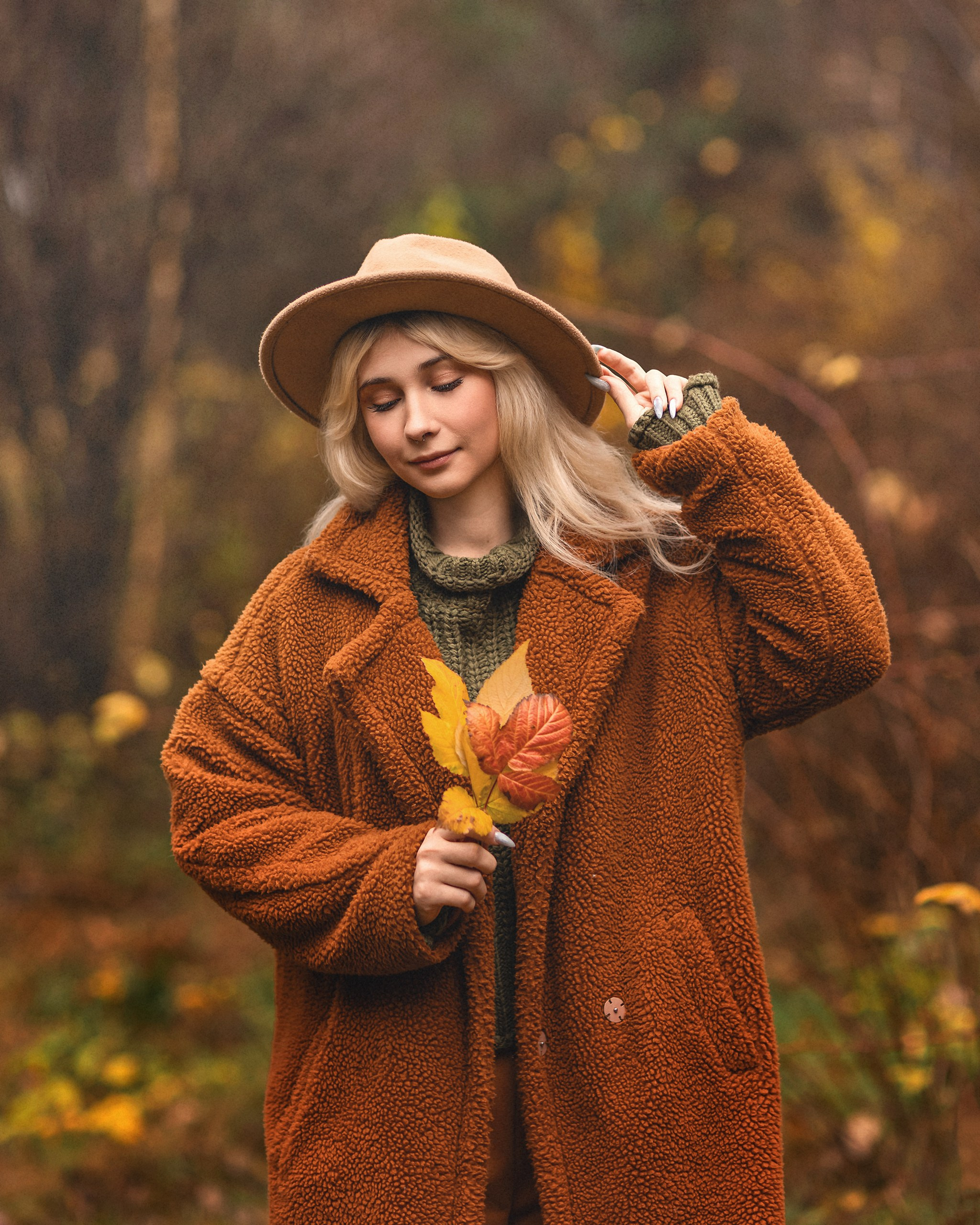 Осенняя лавстори. Детский и семейный фотограф Елена Михайлова в Москве