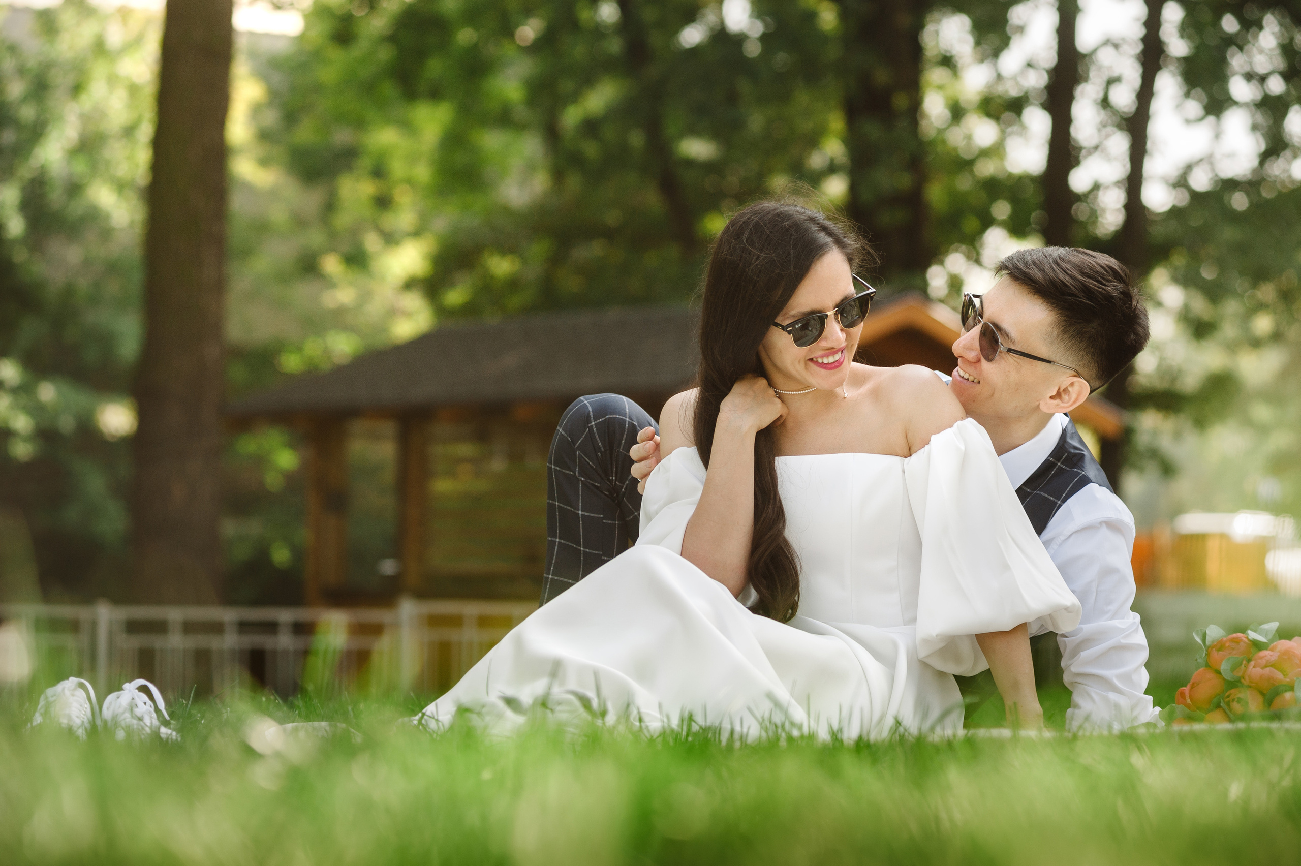 Свадебная фотосессия Динары и Серика. Семейный фотограф в Москве Елена Снегирева