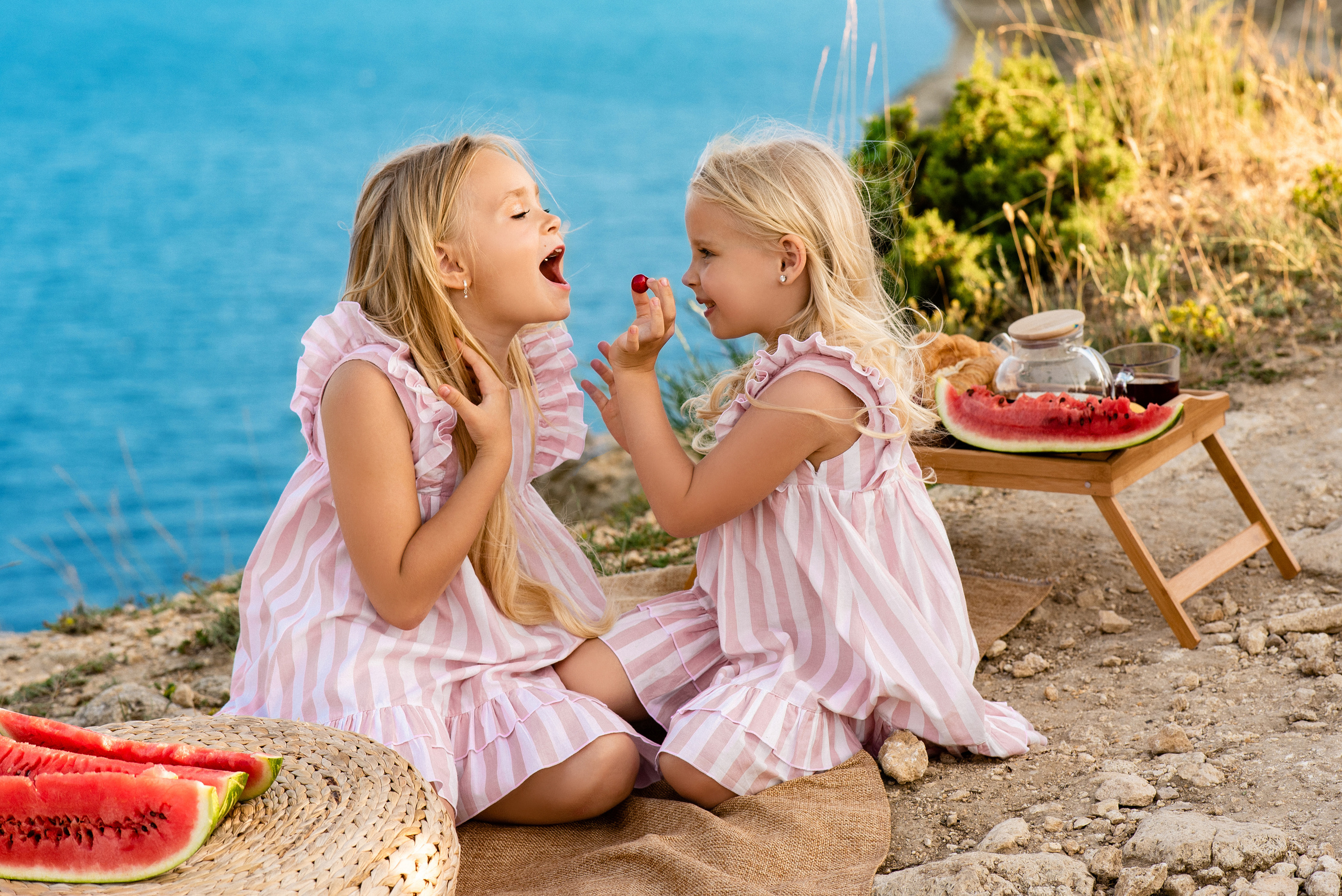 Девочки и арбуз. Фотограф в Минске и Минской области — Яна Скакун