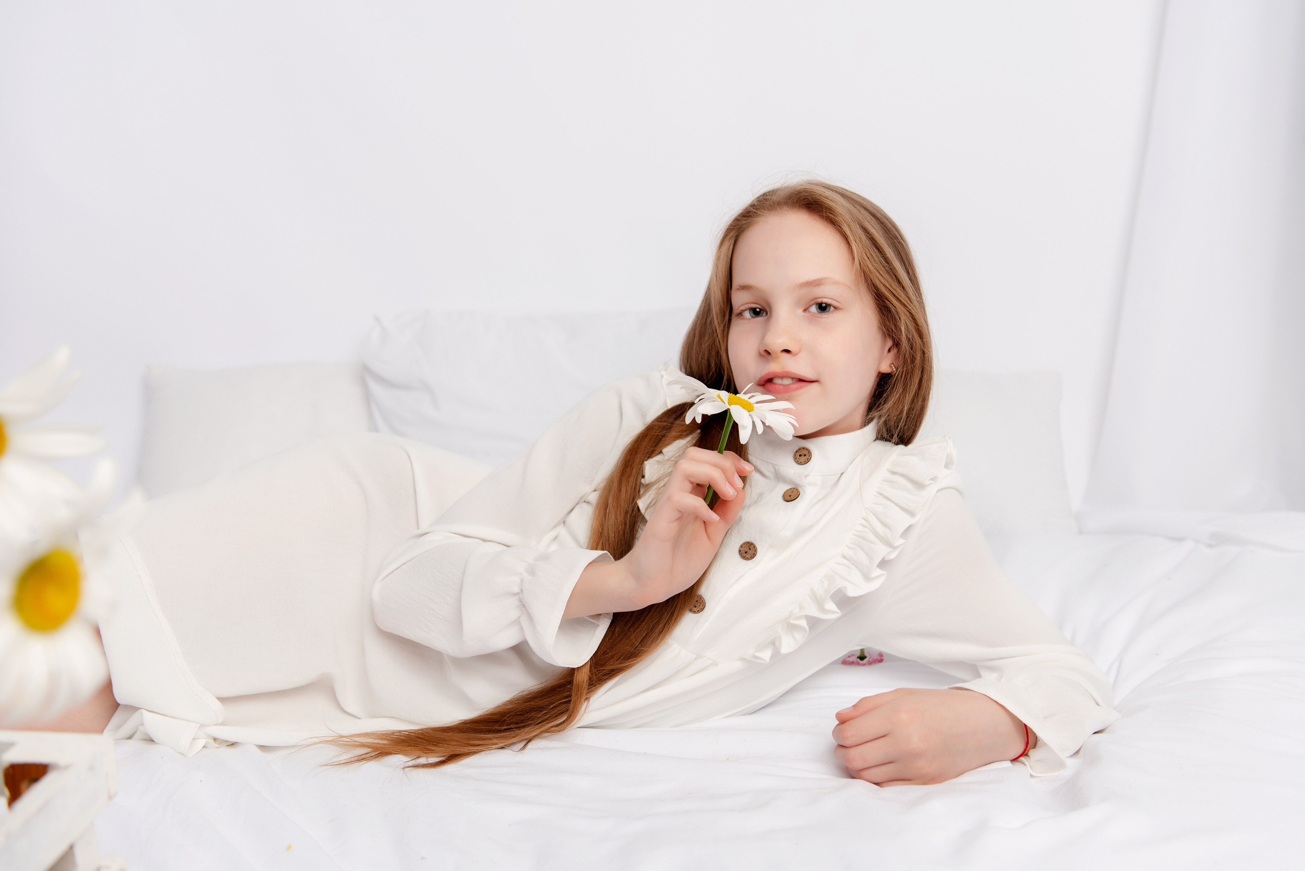 Ромашки. Детский фотограф в Долгопрудном и Москве