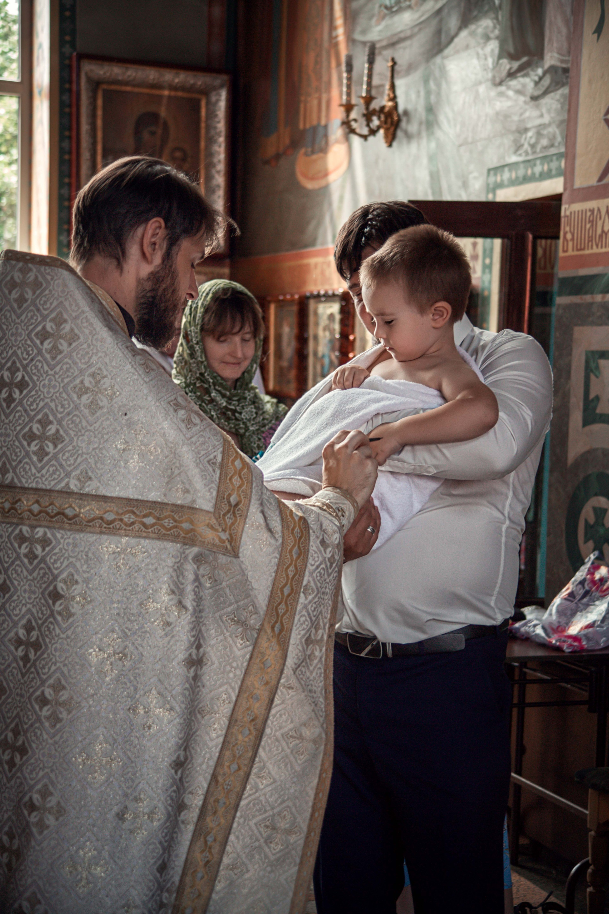 Крещение. Семейный и детский фотограф в Москве Ольга Кривенцова