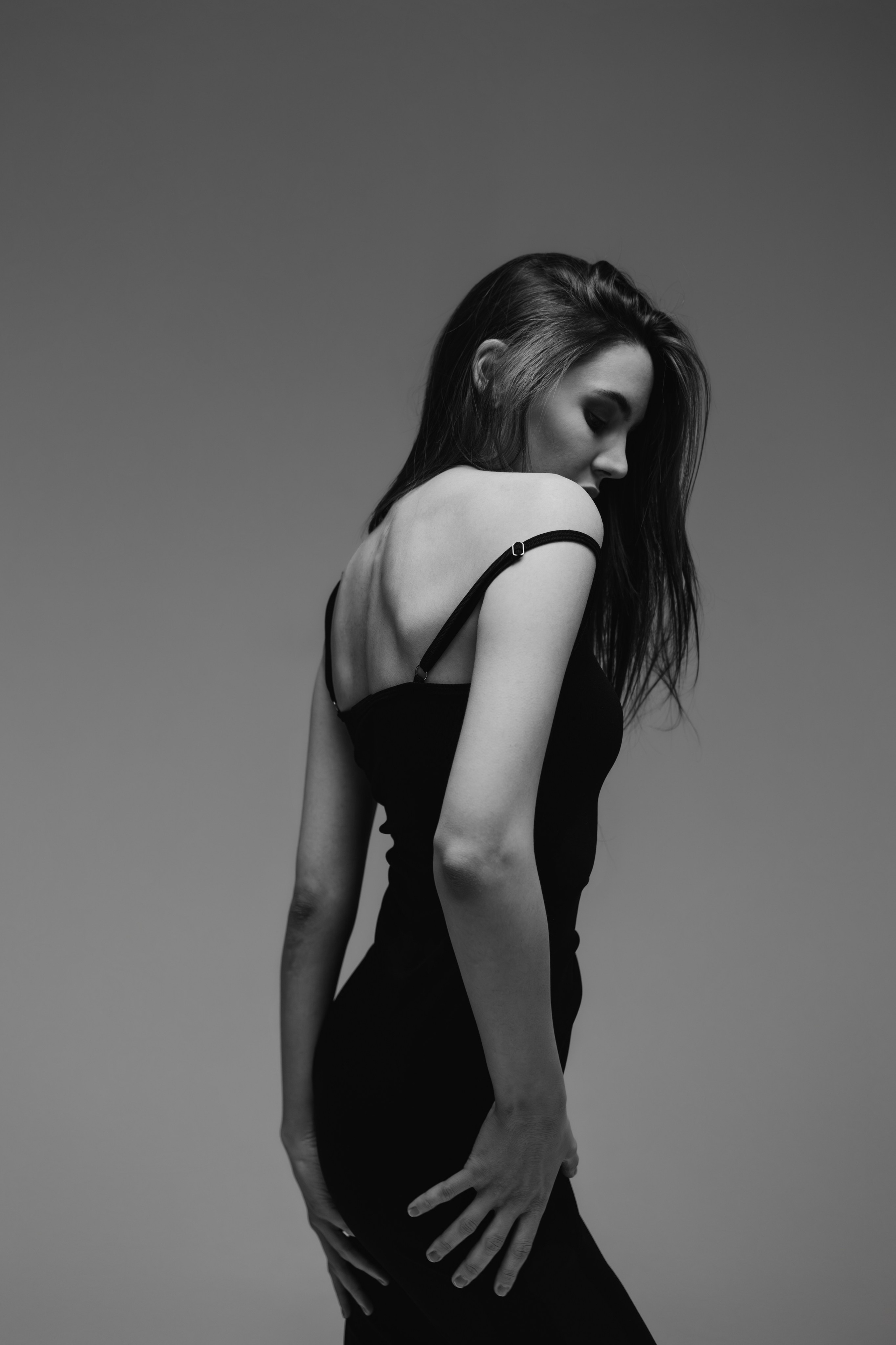 Виктория | фотосессия на циклораме. Портретный фотограф Москва