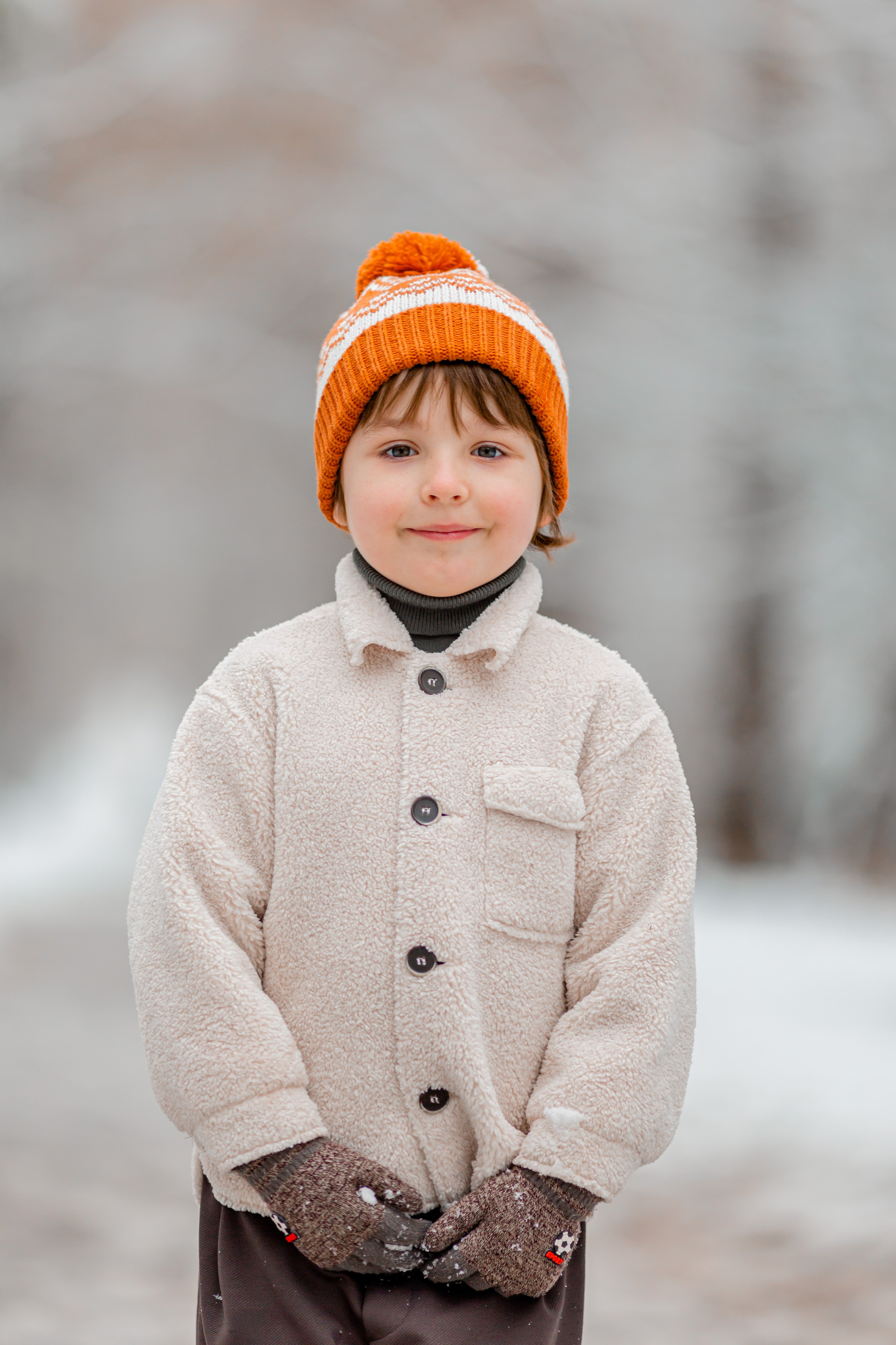 Зимний лес. Семейный и детский фотограф в Москве Алёна Кораблина