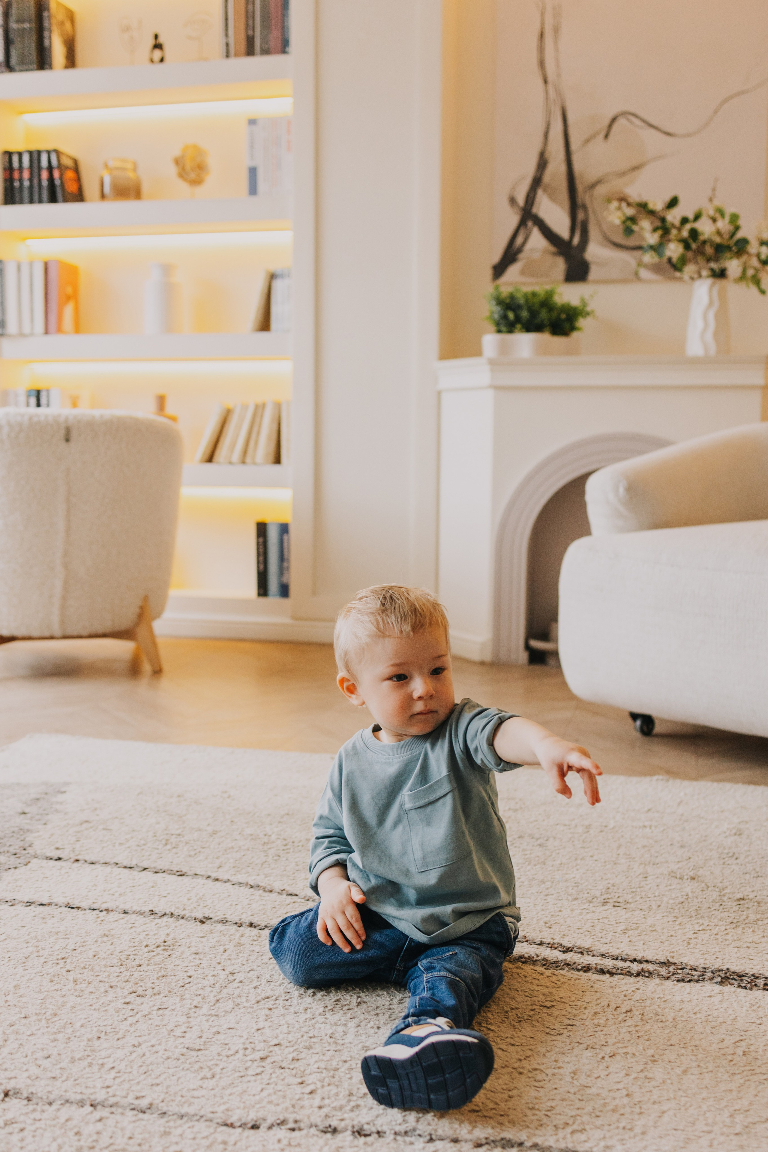 Большая семья. Домашняя фотосессия