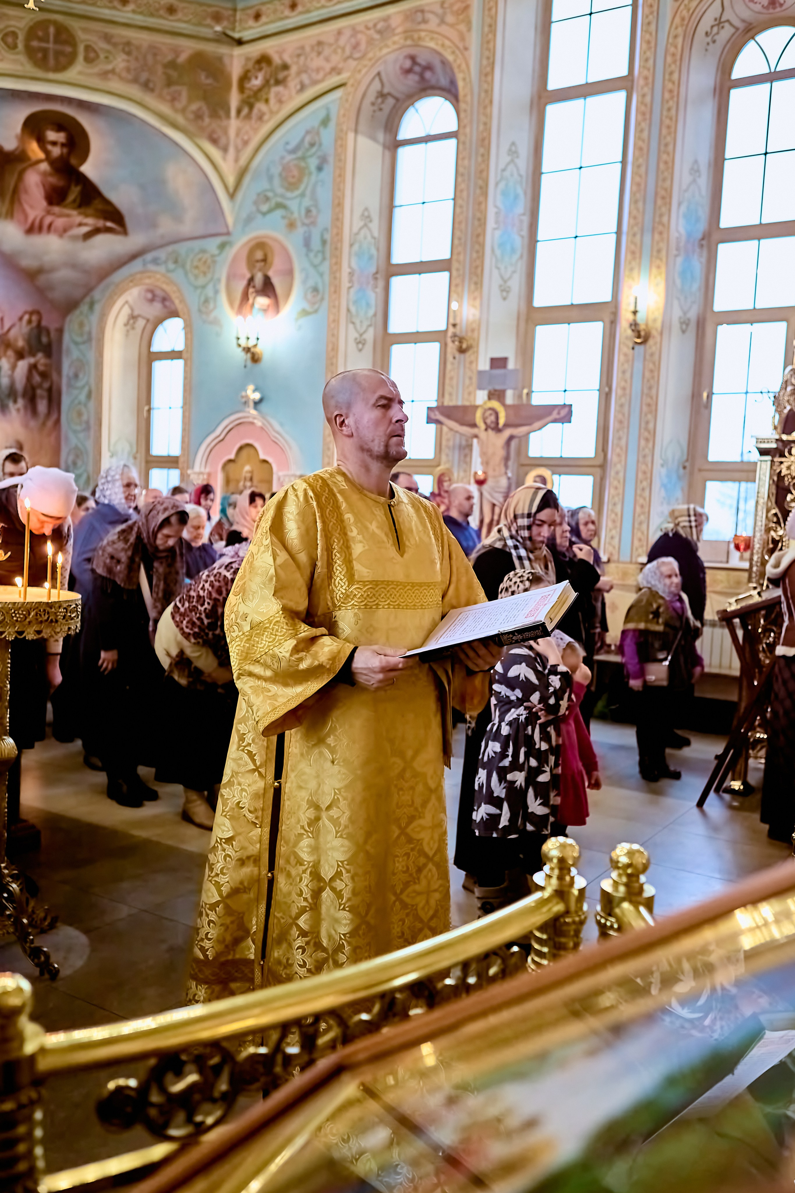 Чтение Апостола на Воскресной Литургии. г. Дзержинск