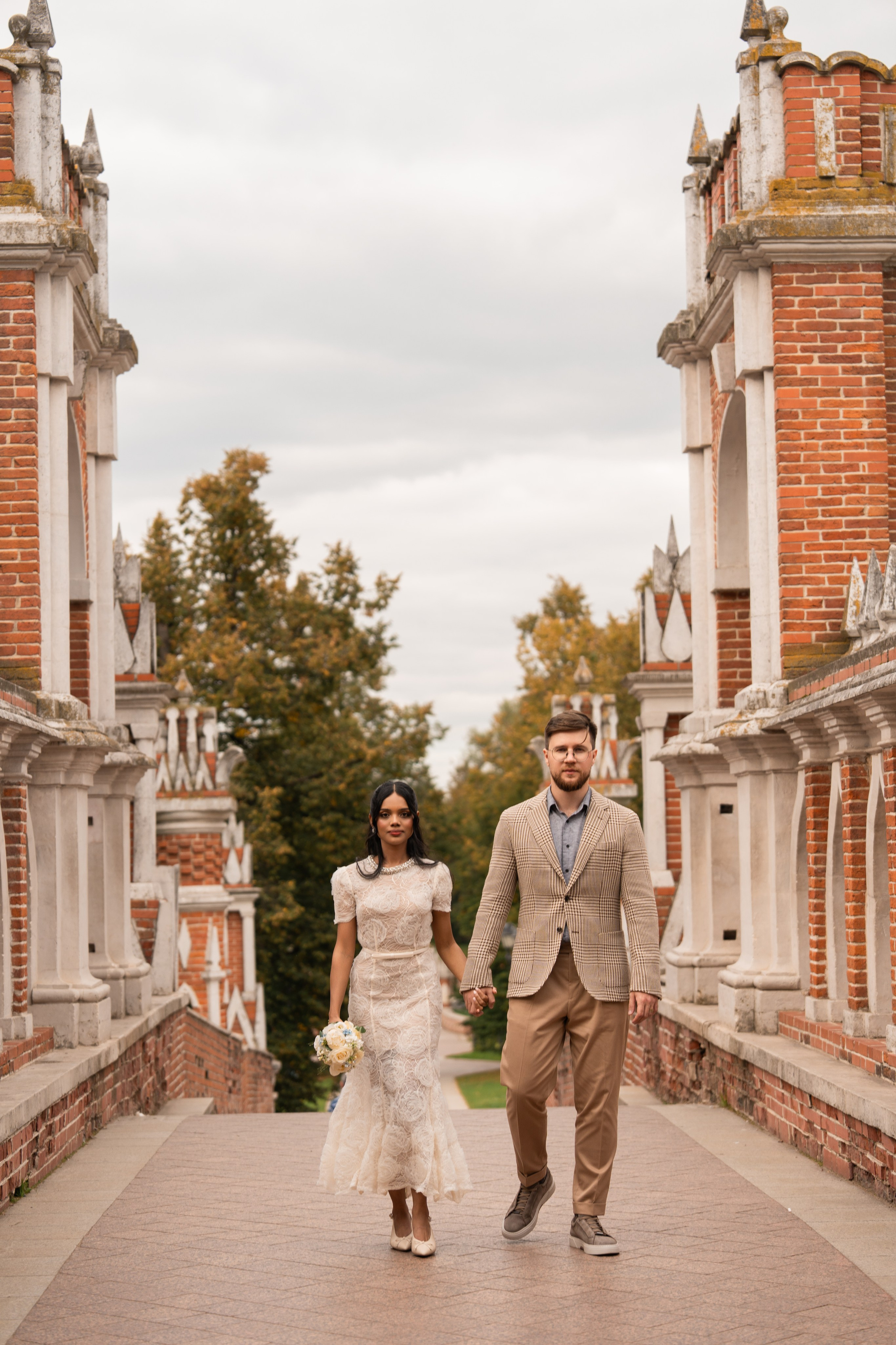 Максим и Харша, Царицыно. Свадебный фотограф в Москве Анна Полушина